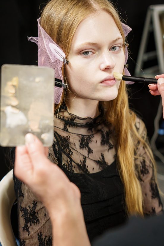 Sacai Spring 2025 Fashion Show Backstage