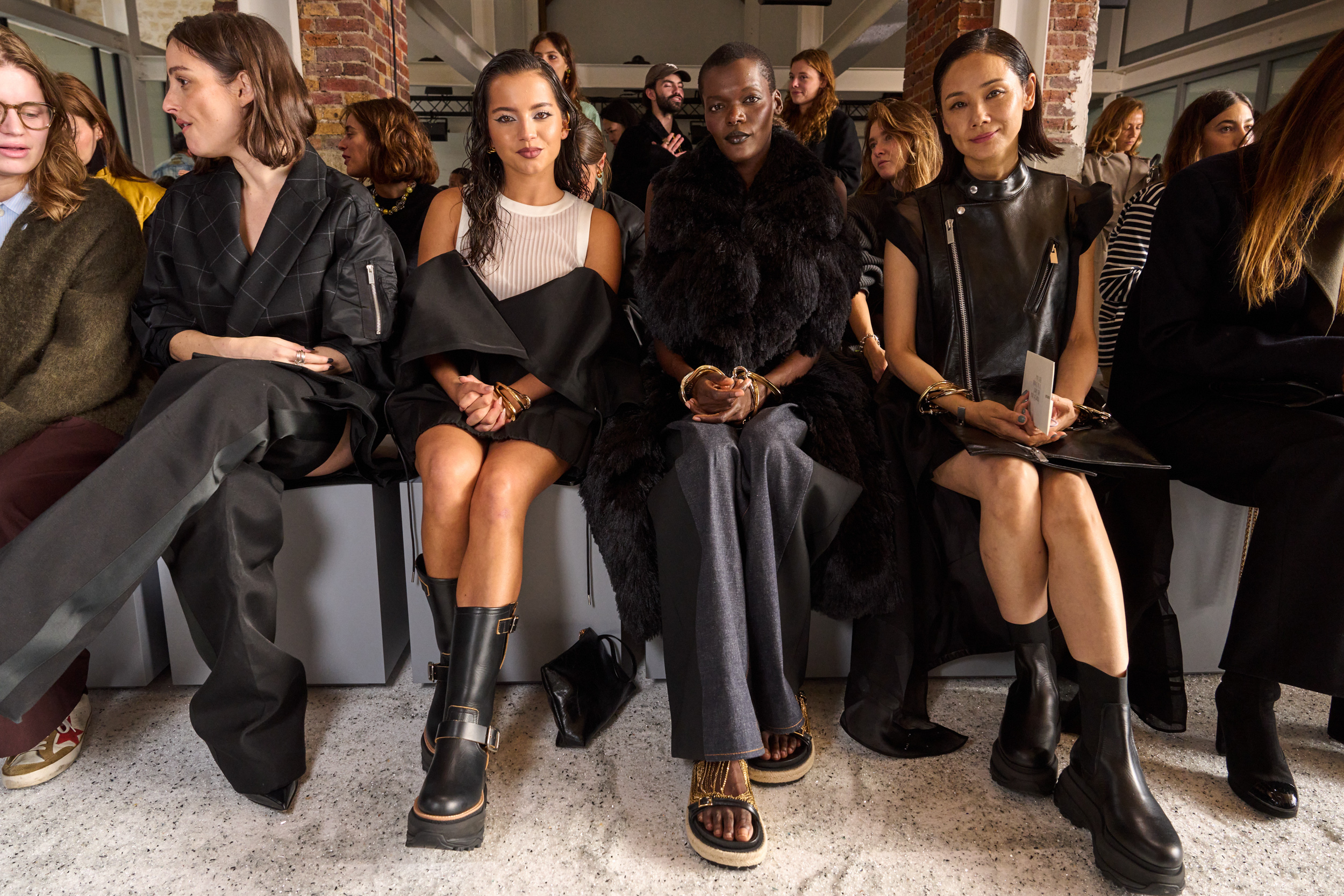 Sacai Spring 2025 Fashion Show Front Row