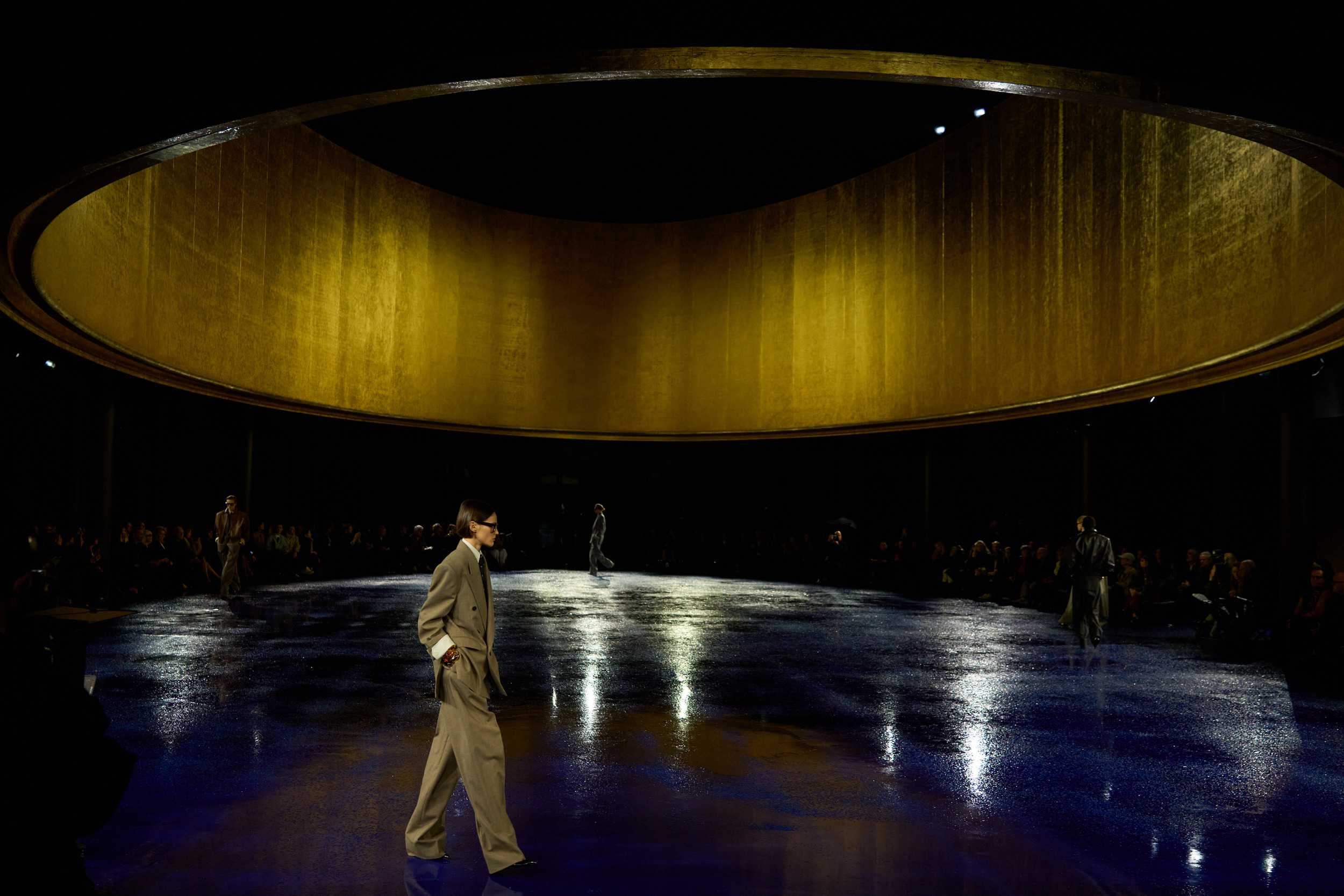 Saint Laurent Spring 2025 Fashion Show Atmosphere