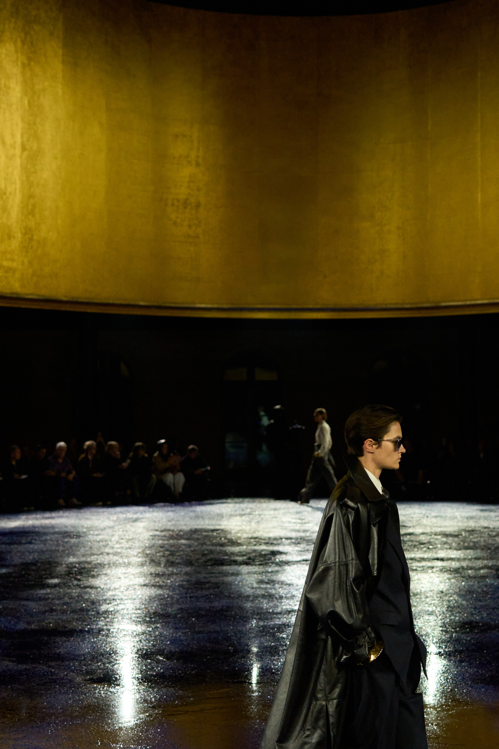 Saint Laurent Spring 2025 Fashion Show Atmosphere