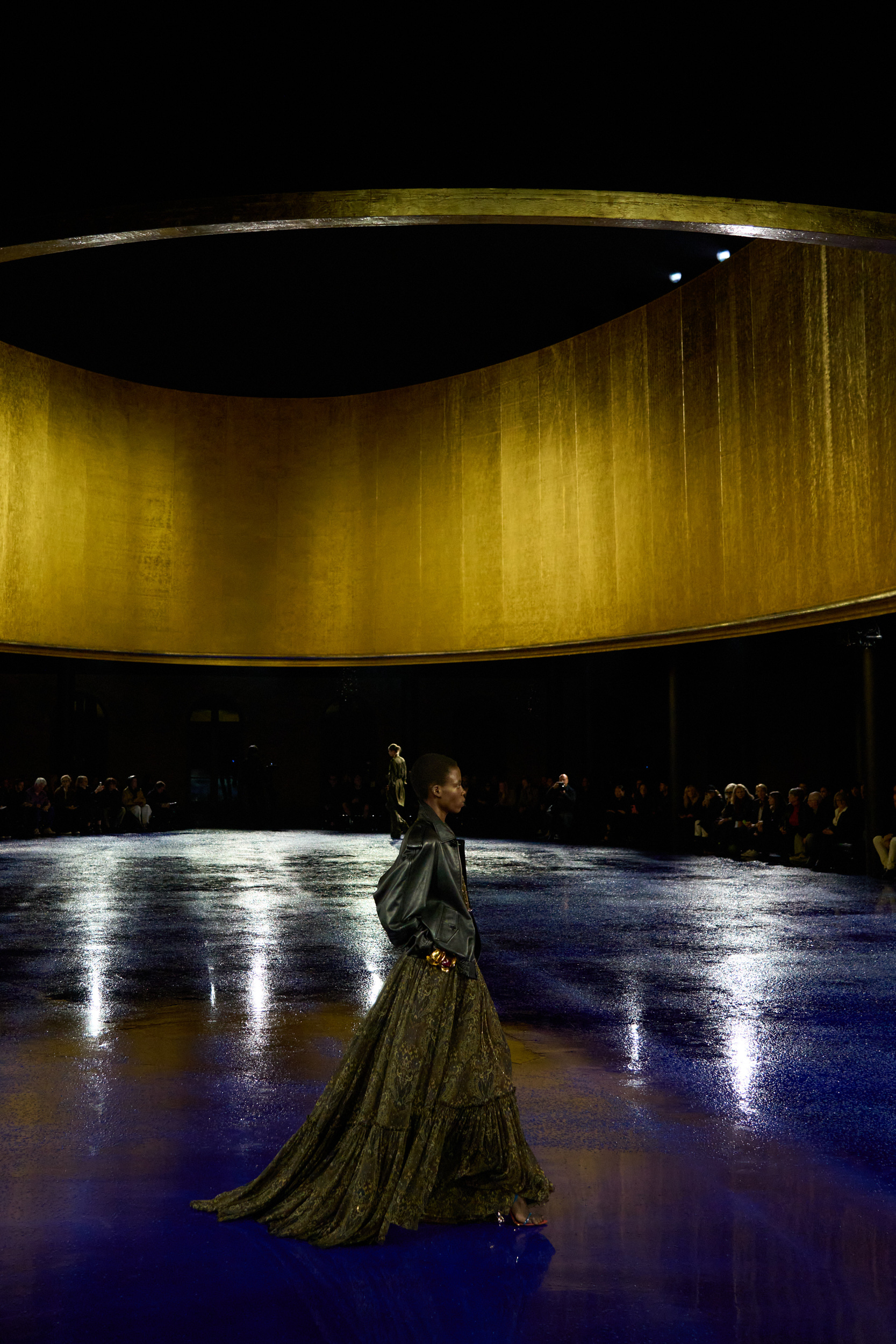 Saint Laurent Spring 2025 Fashion Show Atmosphere