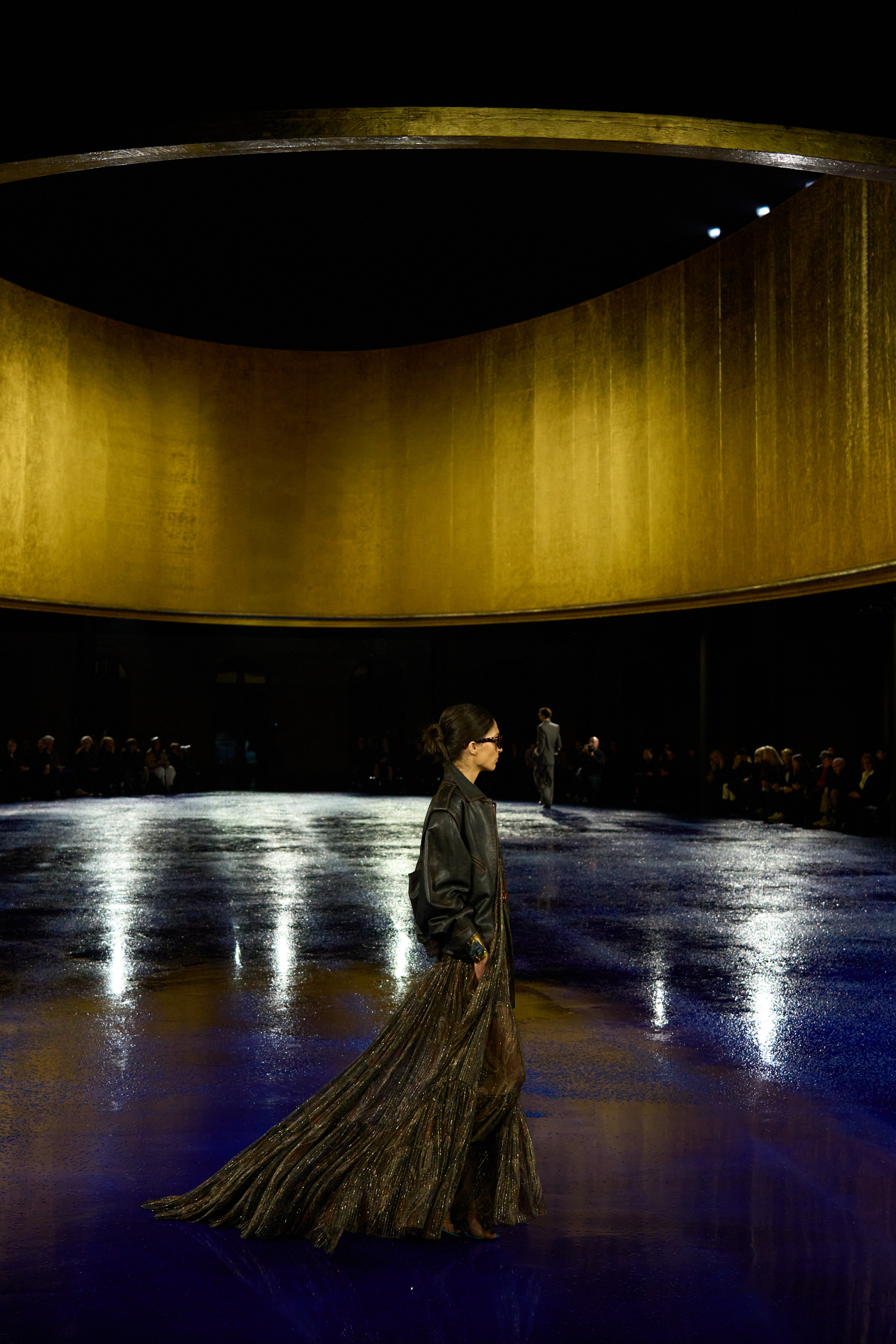 Saint Laurent Spring 2025 Fashion Show Atmosphere