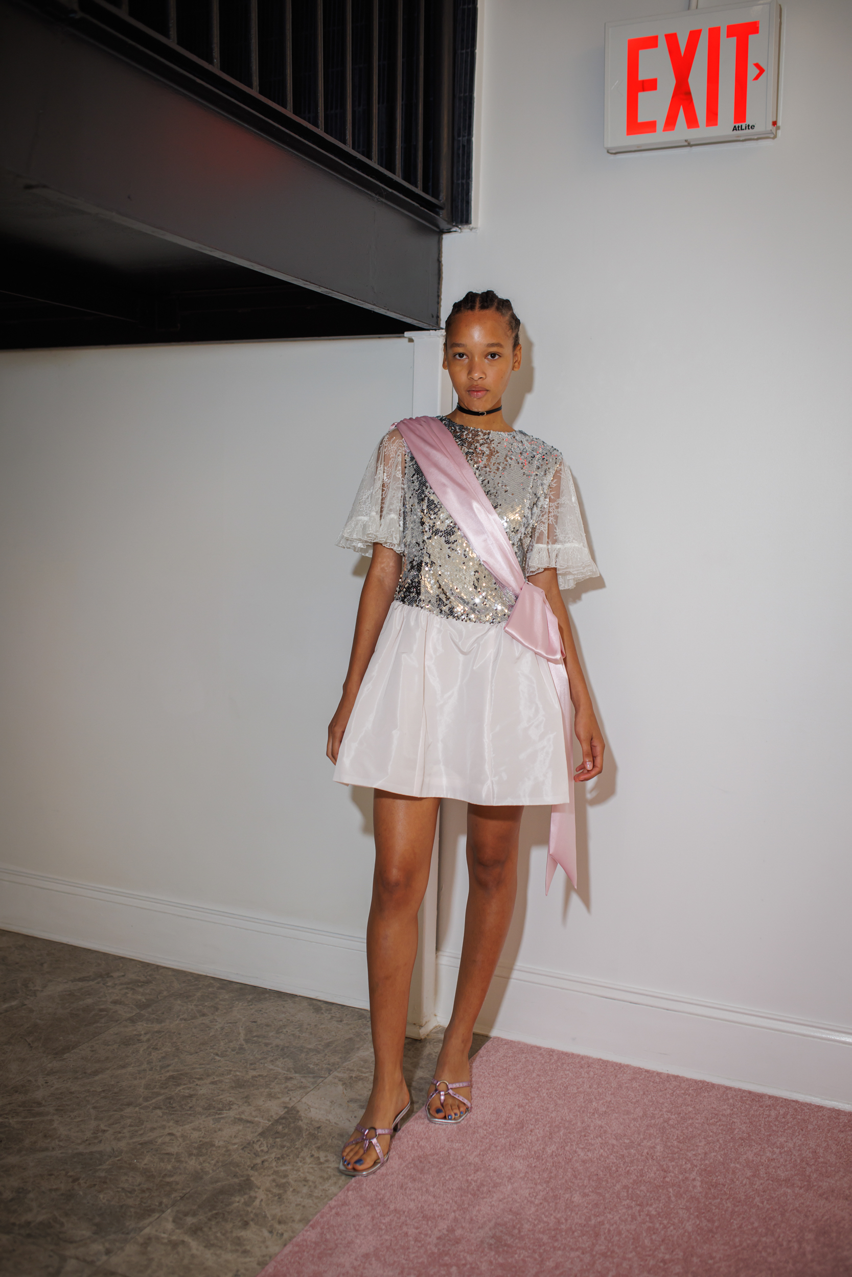 Sandy Liang Spring 2025 Fashion Show Backstage