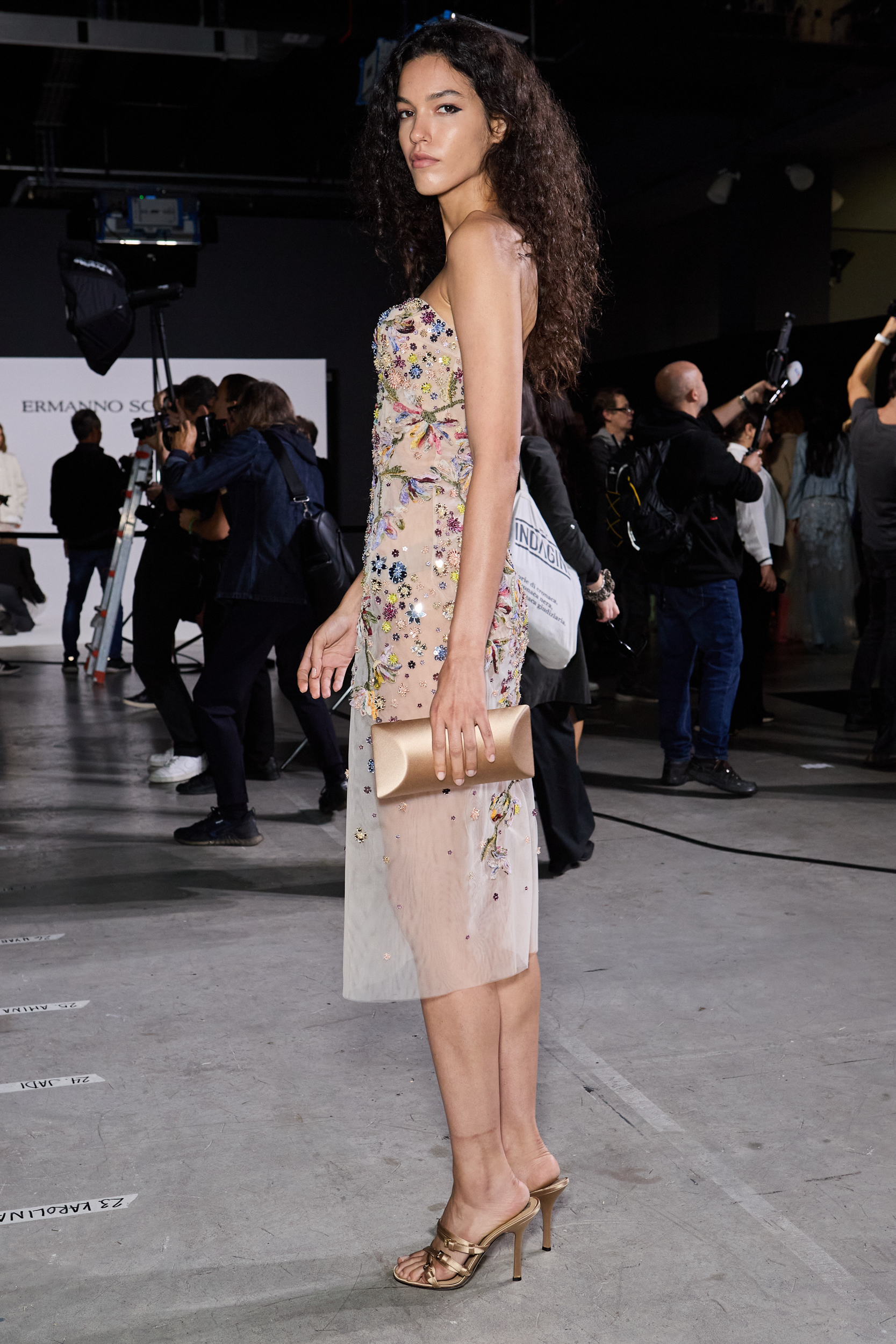 Ermanno Scervino Spring 2025 Fashion Show Backstage