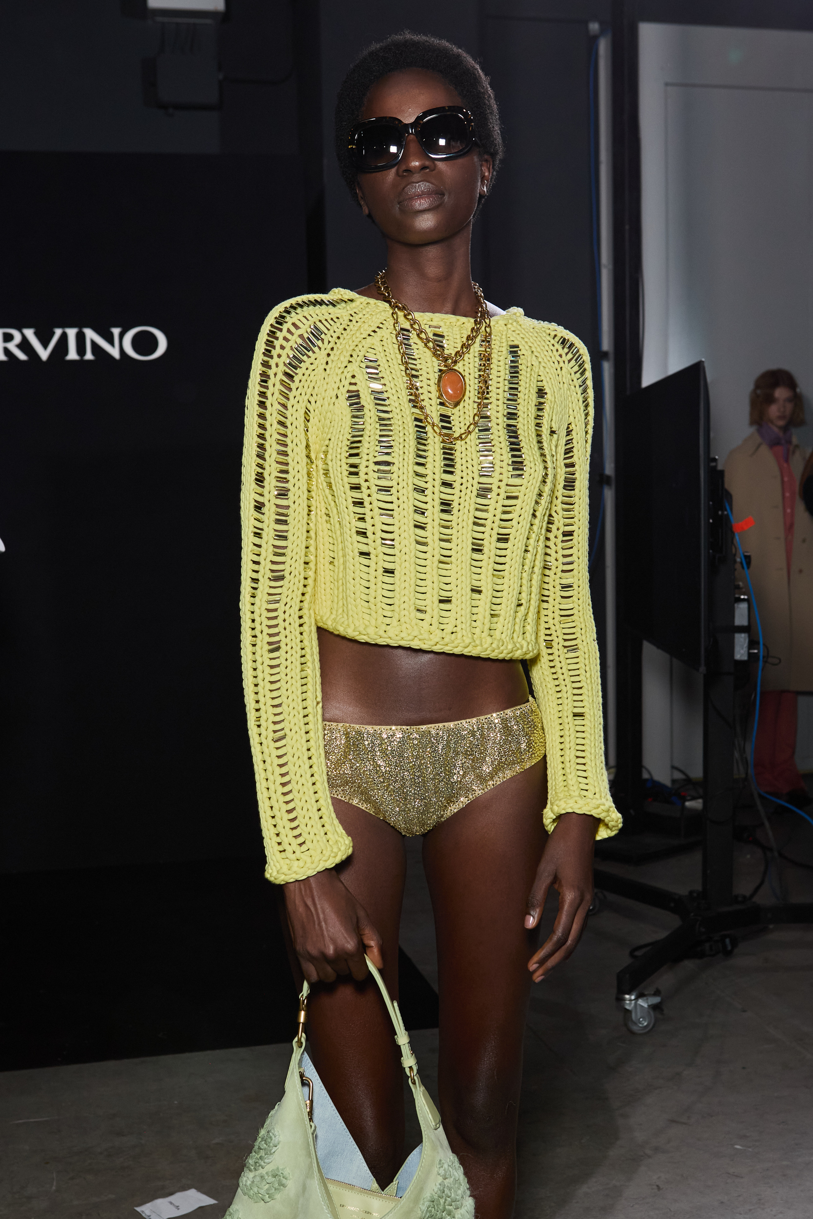 Ermanno Scervino Spring 2025 Fashion Show Backstage