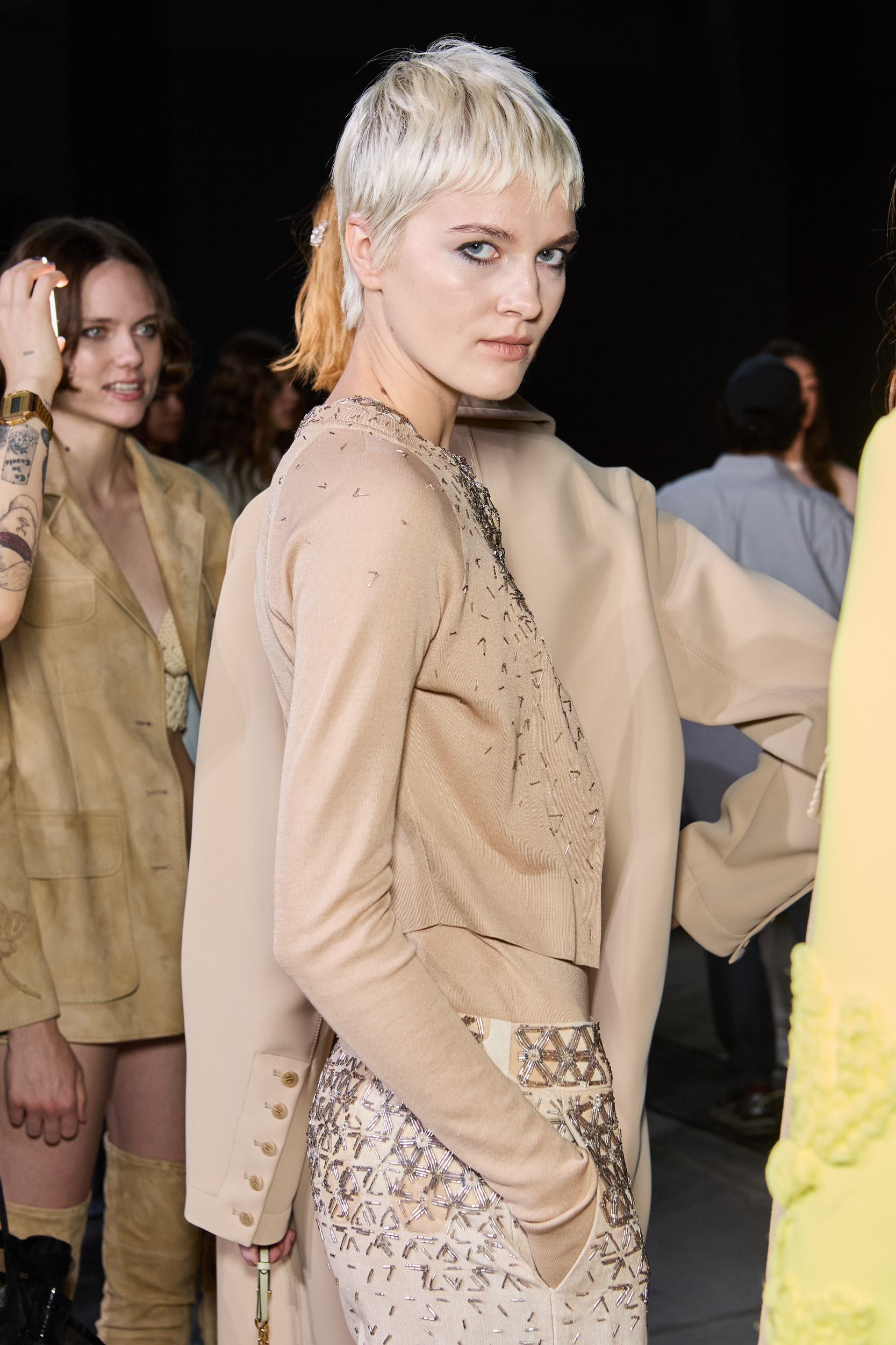 Ermanno Scervino Spring 2025 Fashion Show Backstage