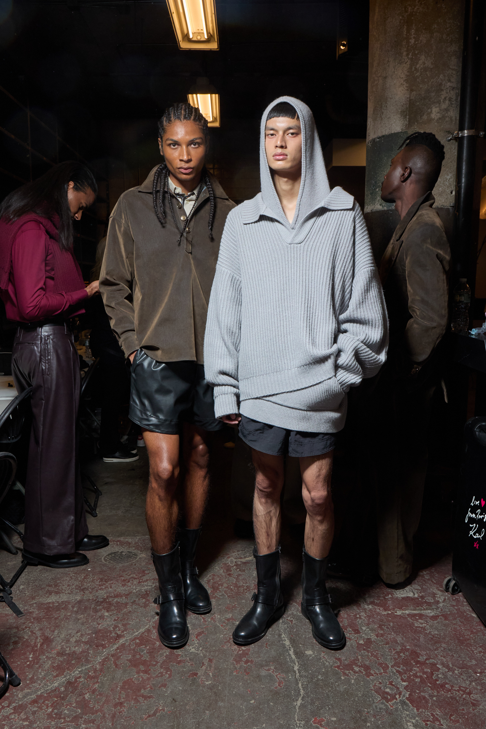 Sebastien Ami Spring 2025 Fashion Show Backstage