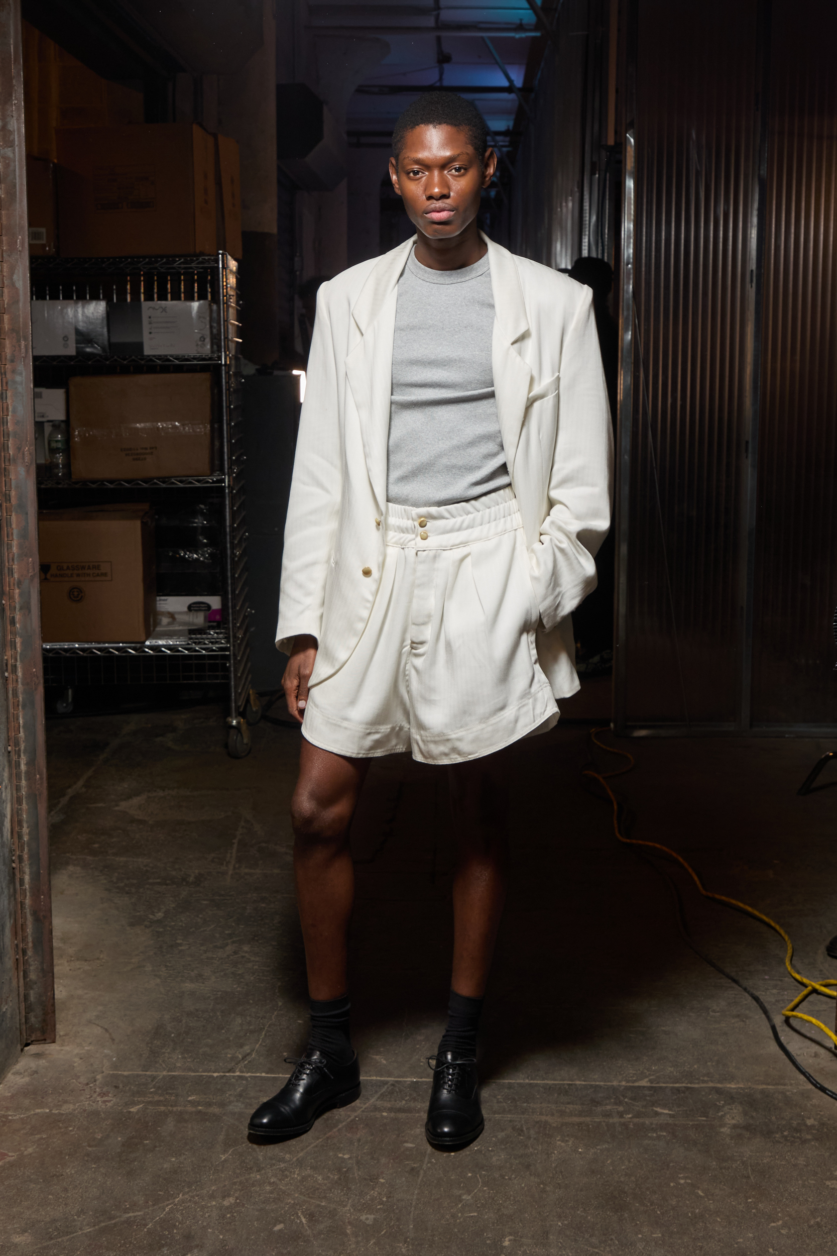 Sebastien Ami Spring 2025 Fashion Show Backstage