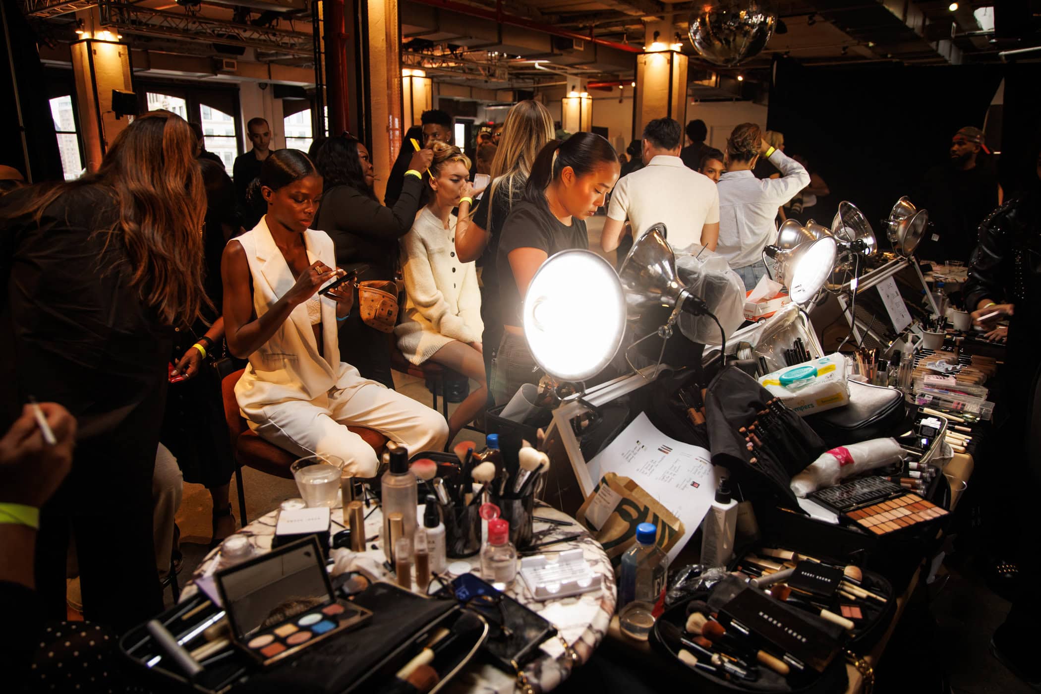 Sergio Hudson Spring 2025 Fashion Show Backstage
