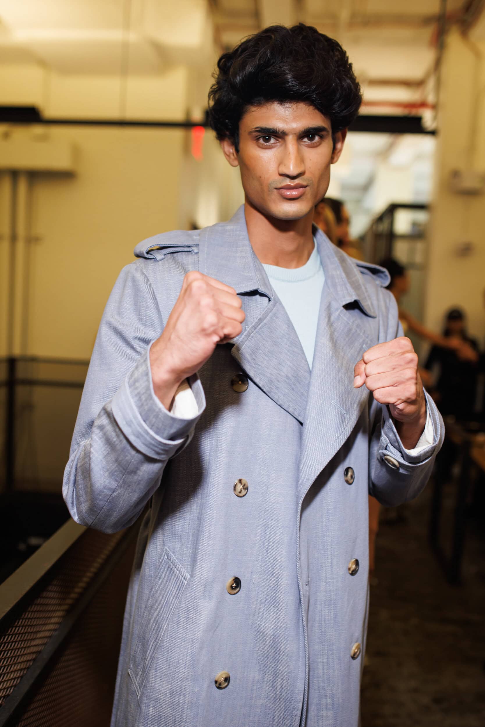Sergio Hudson Spring 2025 Fashion Show Backstage