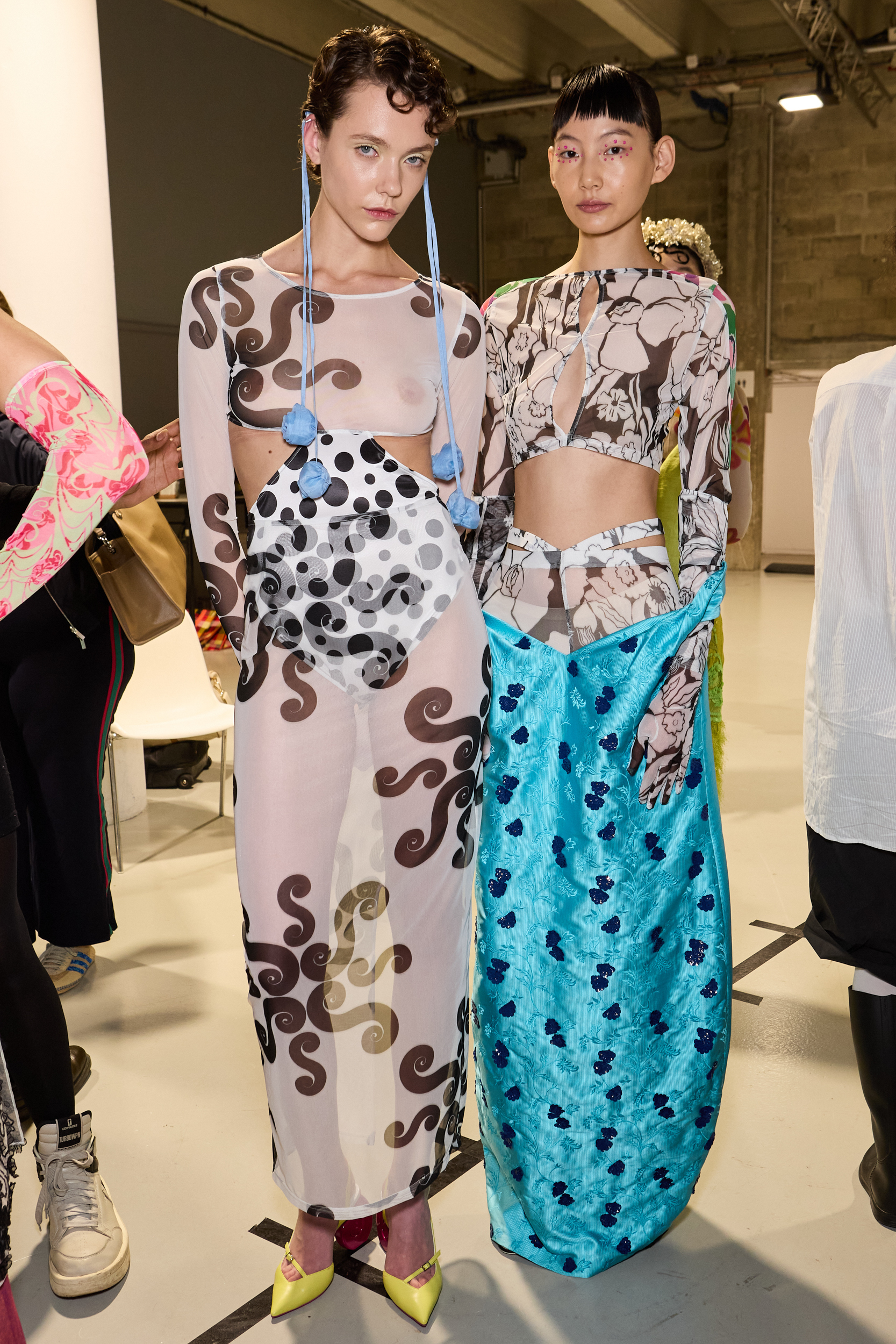 Shuting Qiu Spring 2025 Fashion Show Backstage