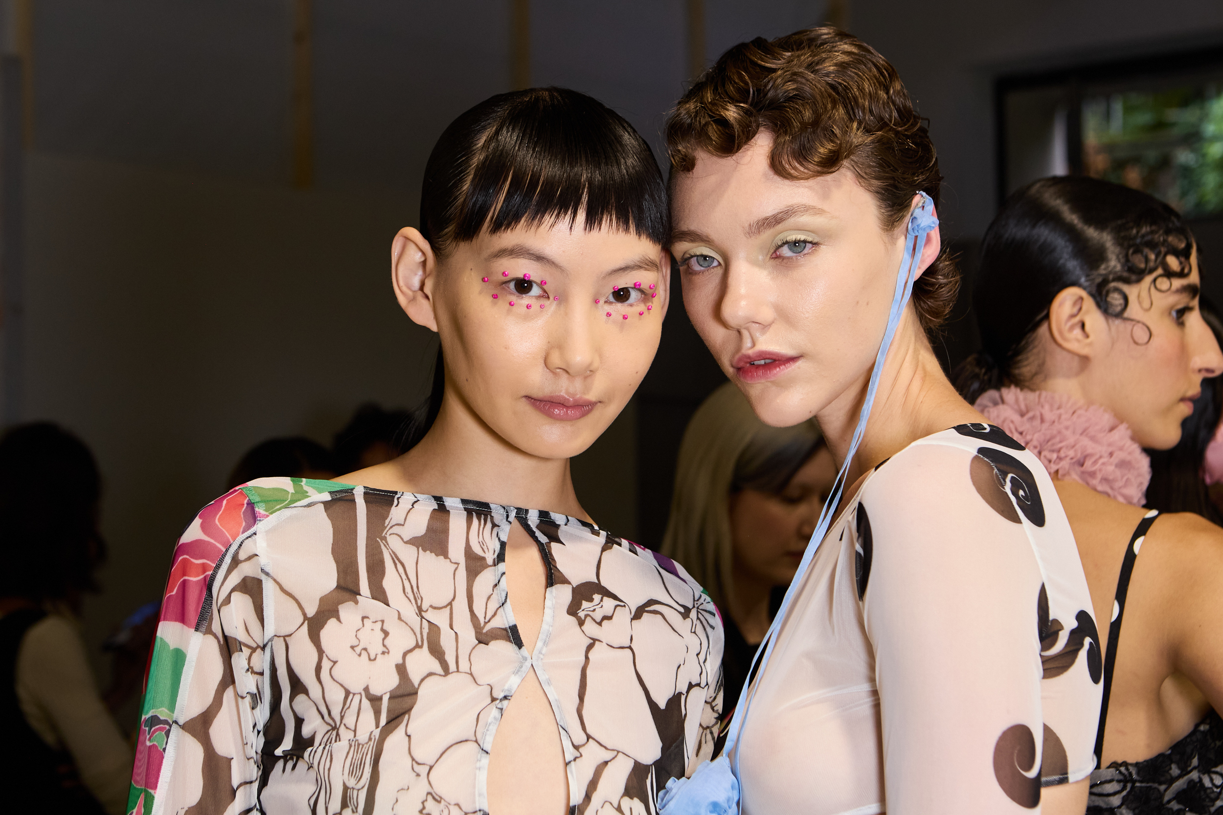 Shuting Qiu Spring 2025 Fashion Show Backstage