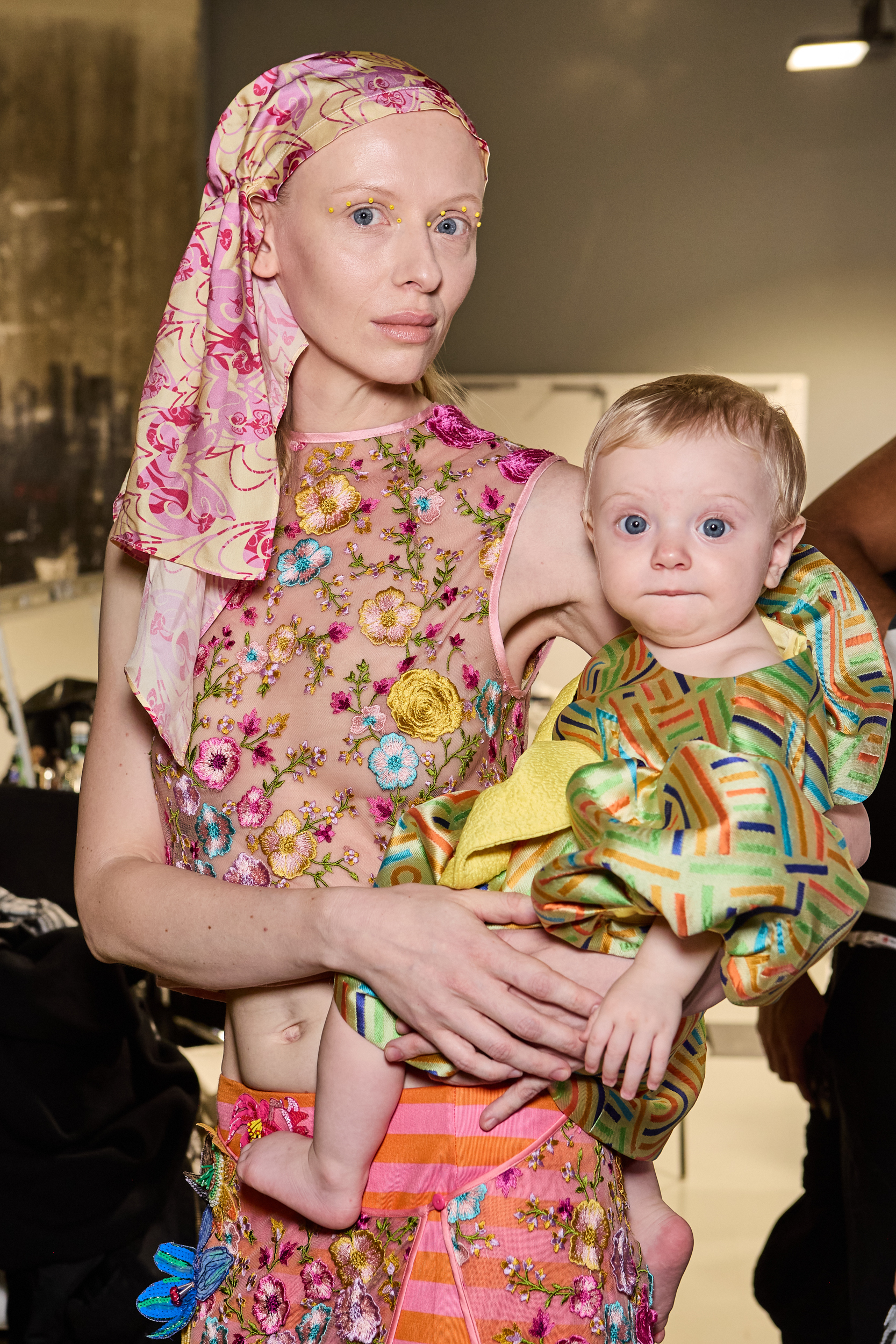 Shuting Qiu Spring 2025 Fashion Show Backstage