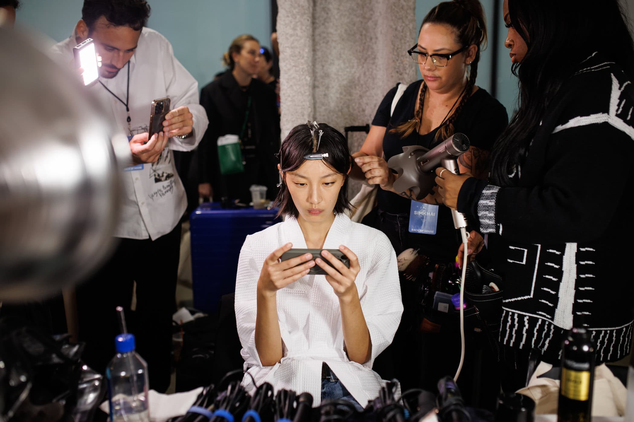 Simkhai Spring 2025 Fashion Show Backstage