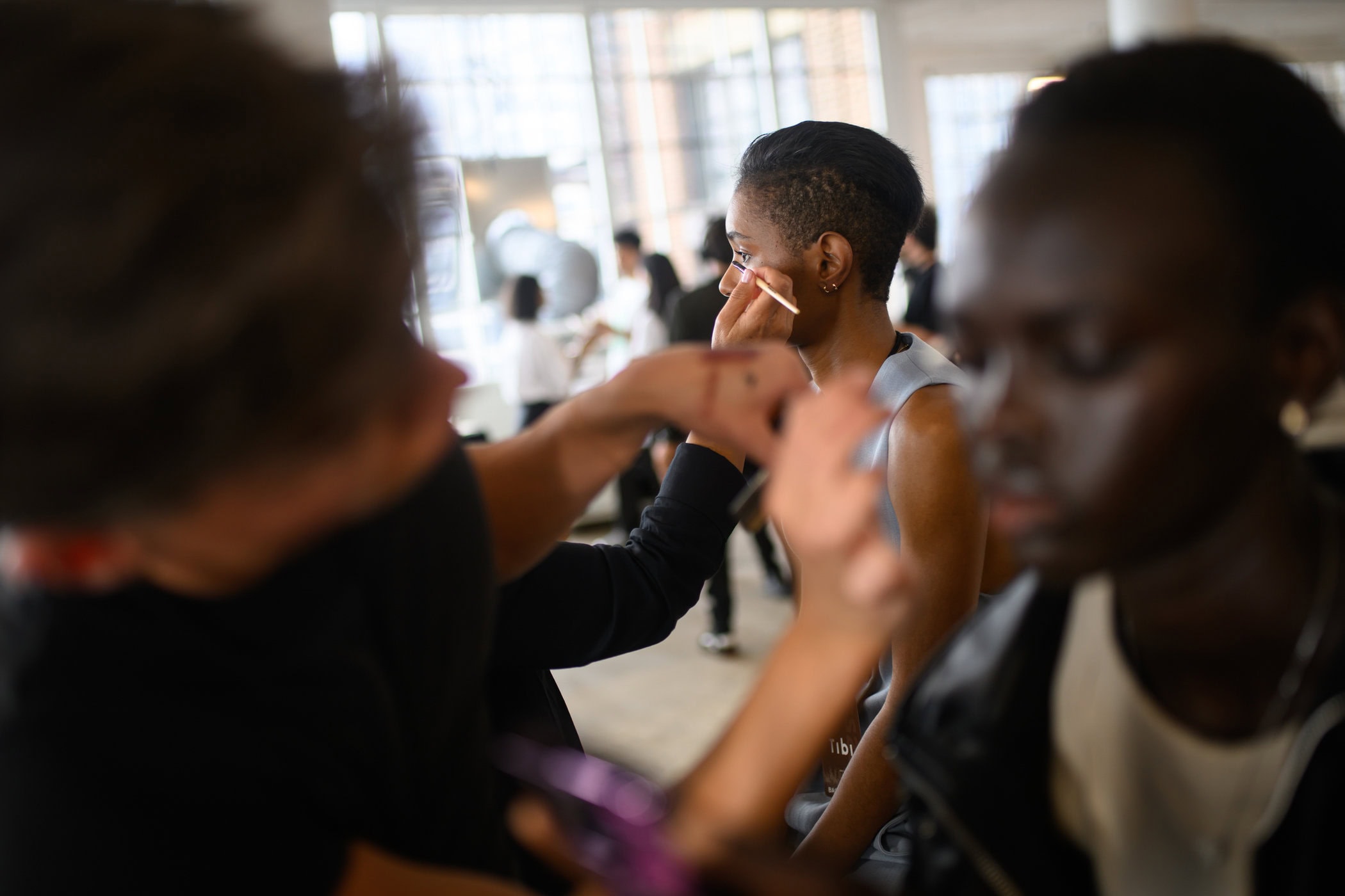 Tibi Spring 2025 Fashion Show Backstage