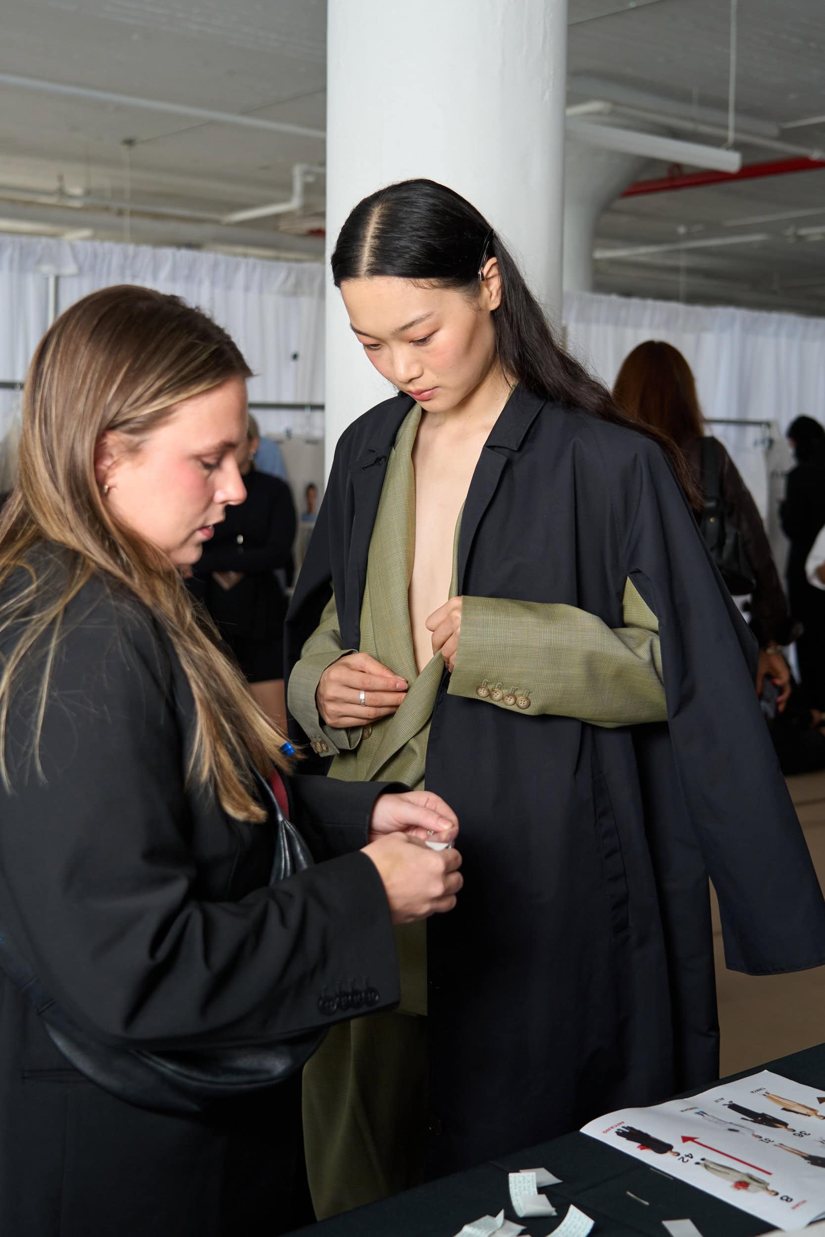 Tibi Spring 2025 Fashion Show Backstage