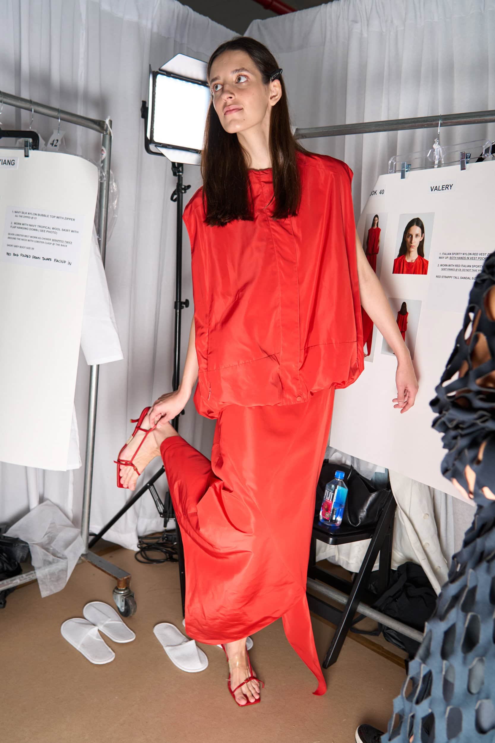 Tibi Spring 2025 Fashion Show Backstage