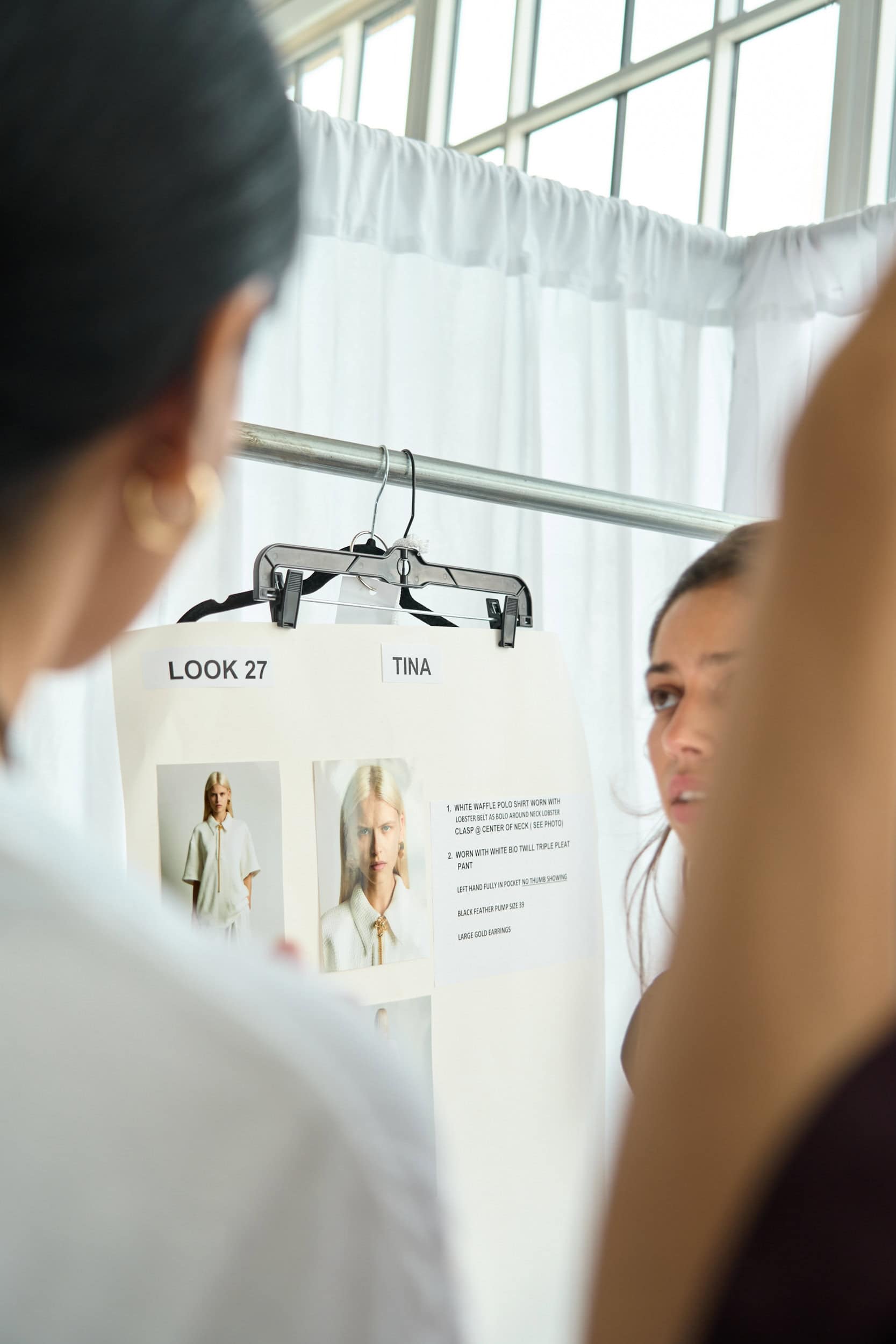 Tibi Spring 2025 Fashion Show Backstage