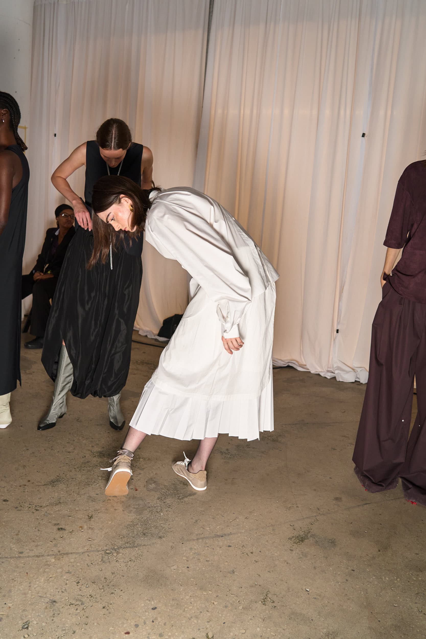 Tibi Spring 2025 Fashion Show Backstage