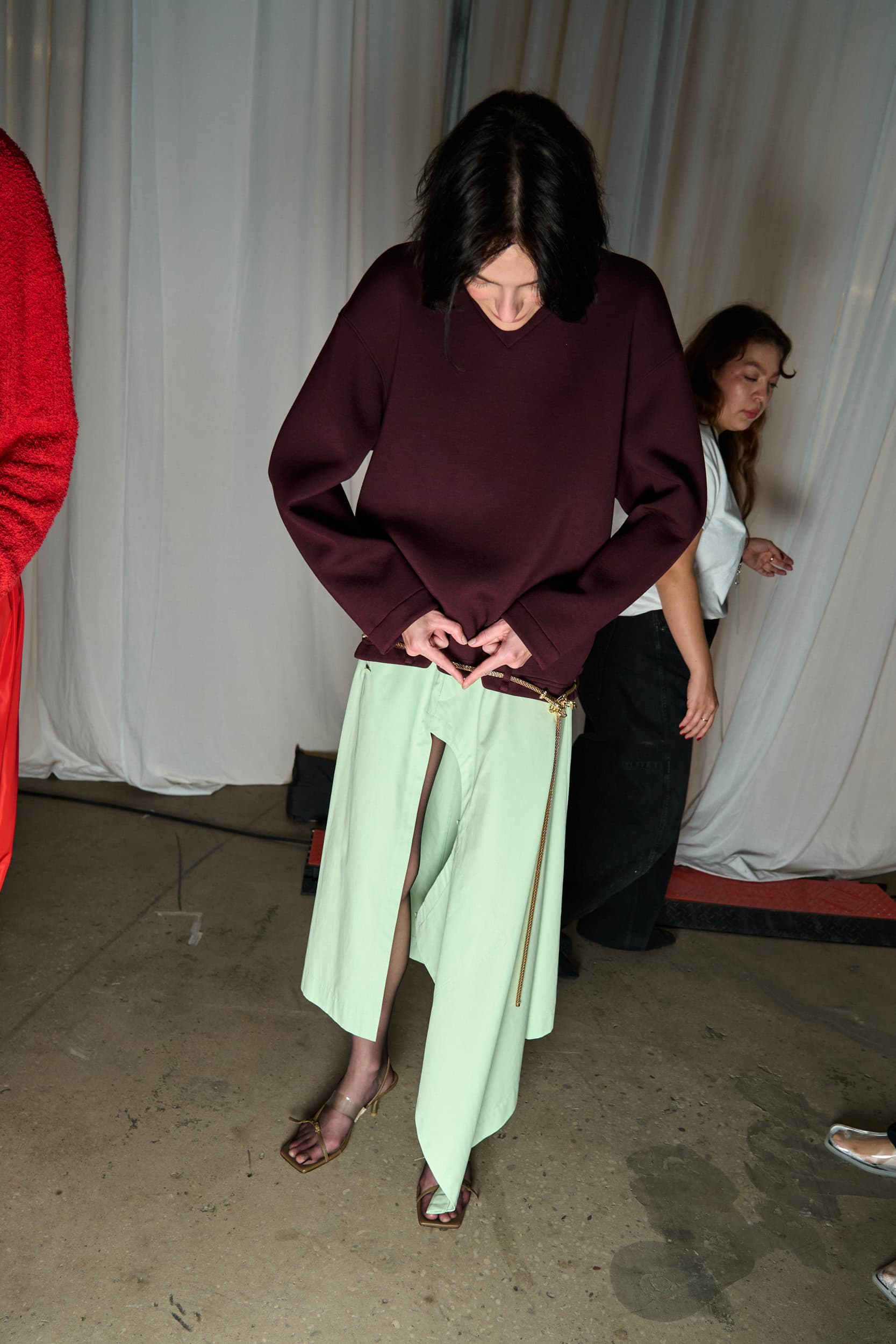 Tibi Spring 2025 Fashion Show Backstage