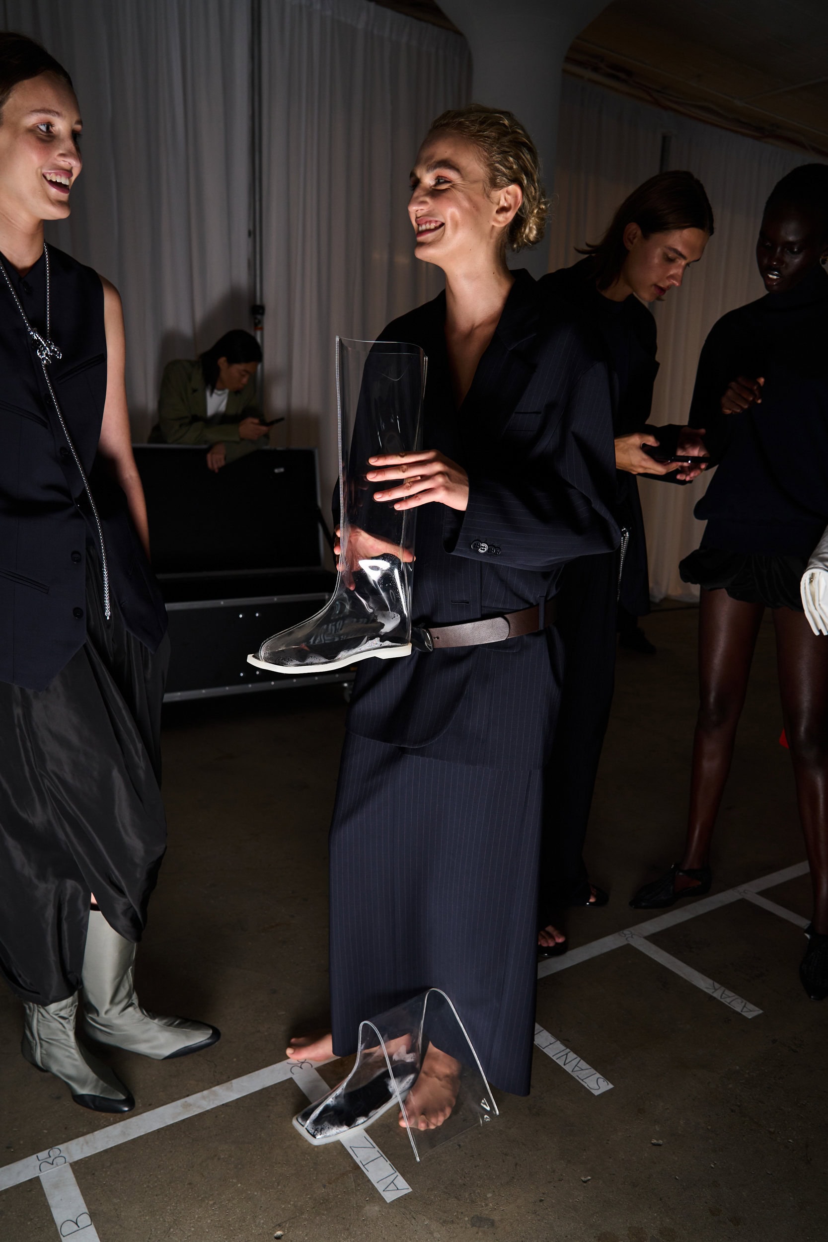 Tibi Spring 2025 Fashion Show Backstage