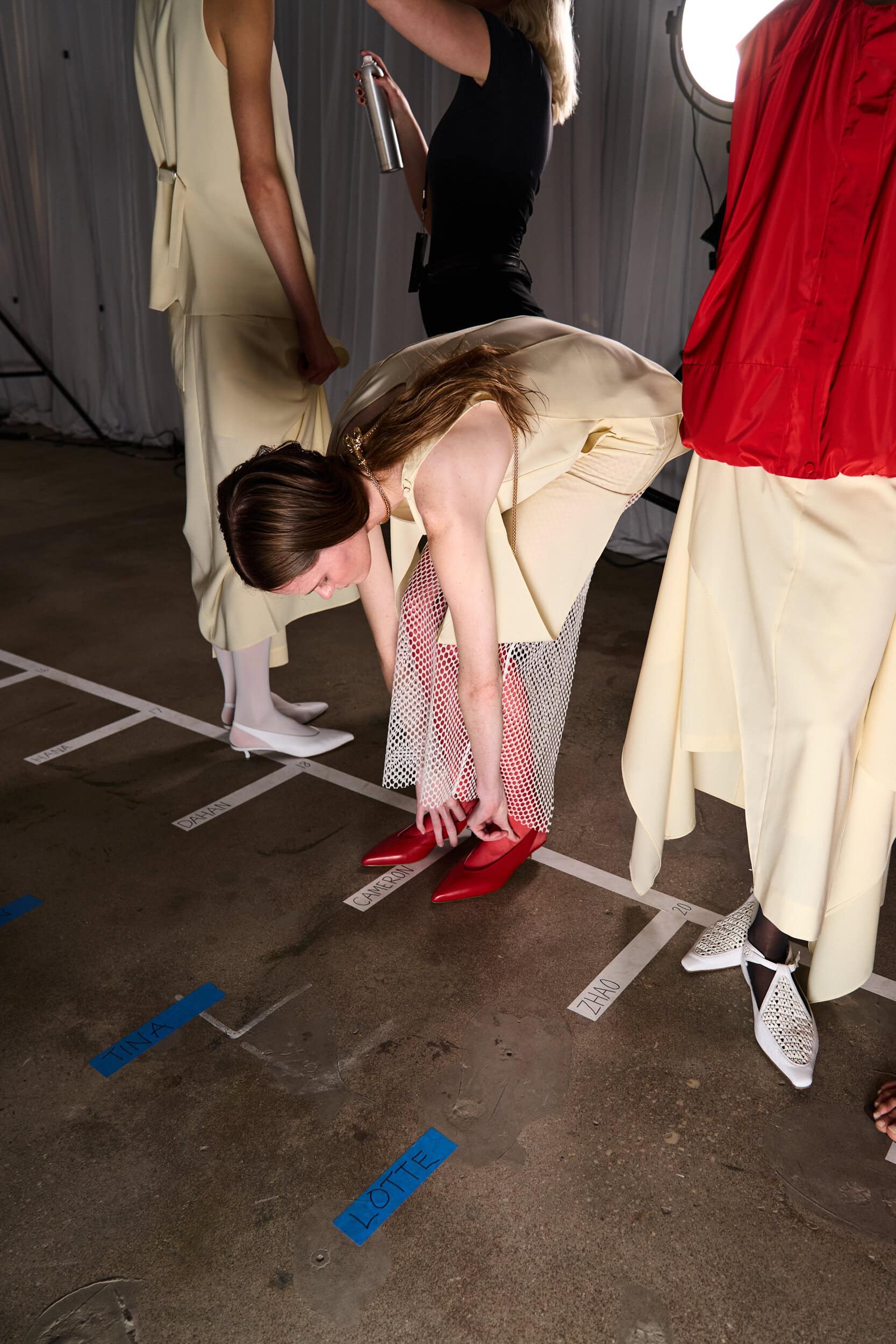 Tibi Spring 2025 Fashion Show Backstage