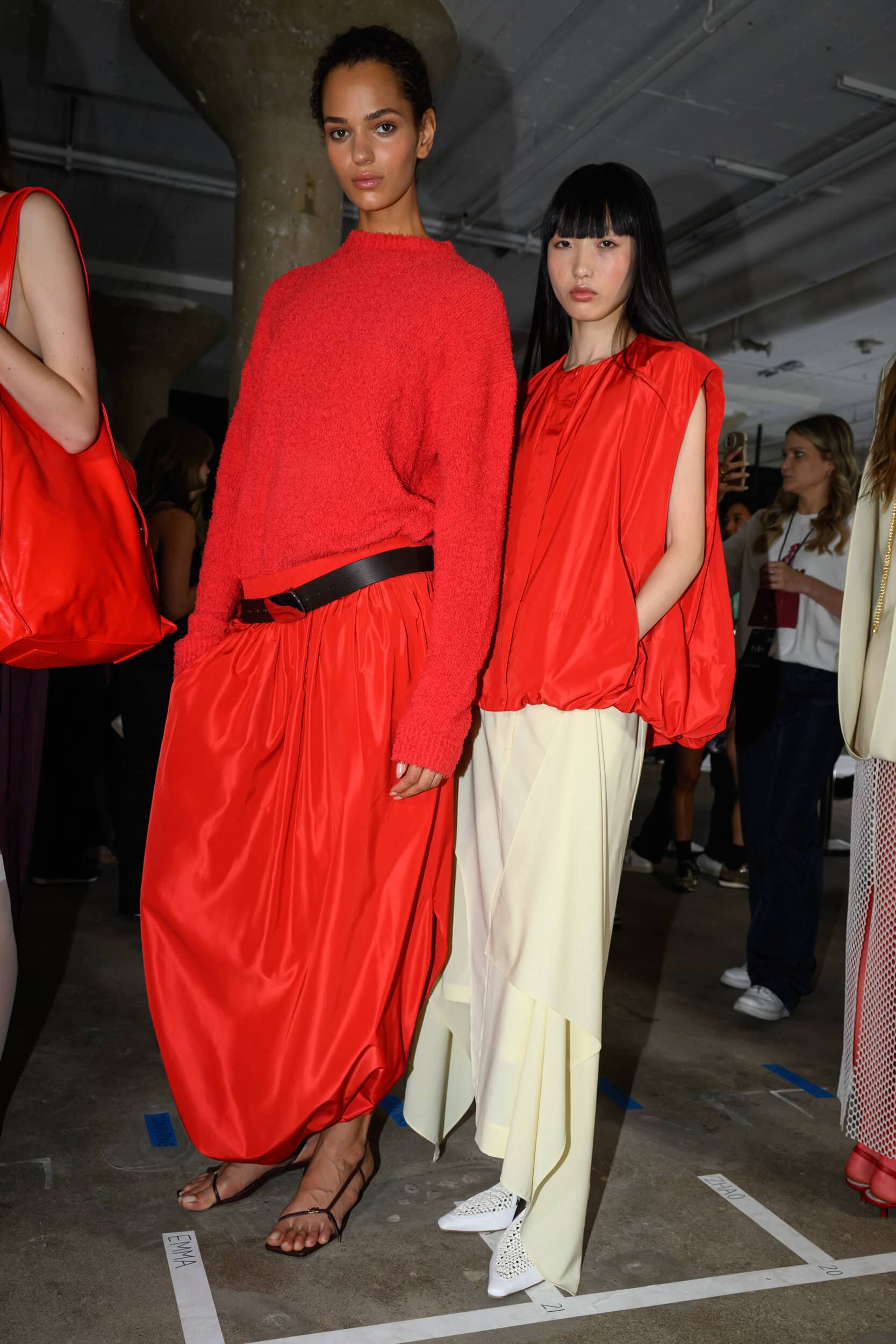Tibi Spring 2025 Fashion Show Backstage