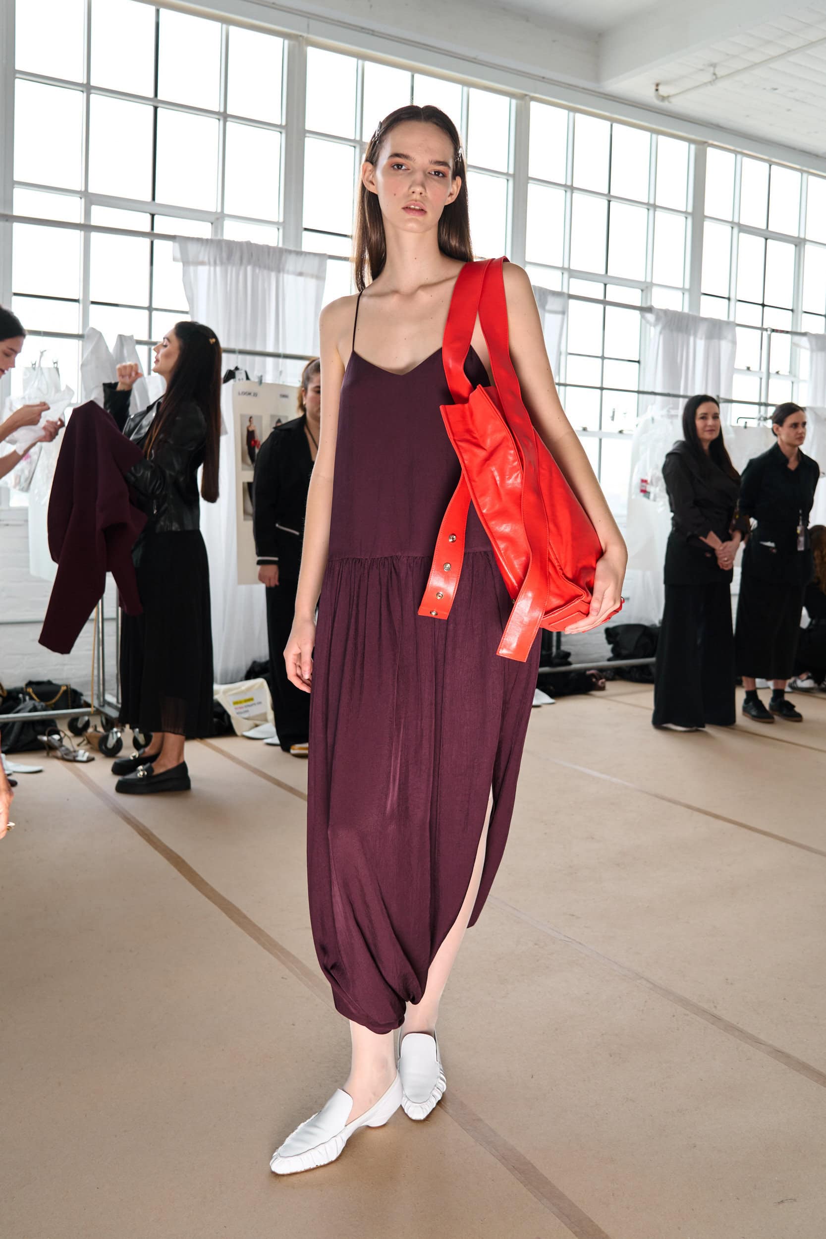 Tibi Spring 2025 Fashion Show Backstage