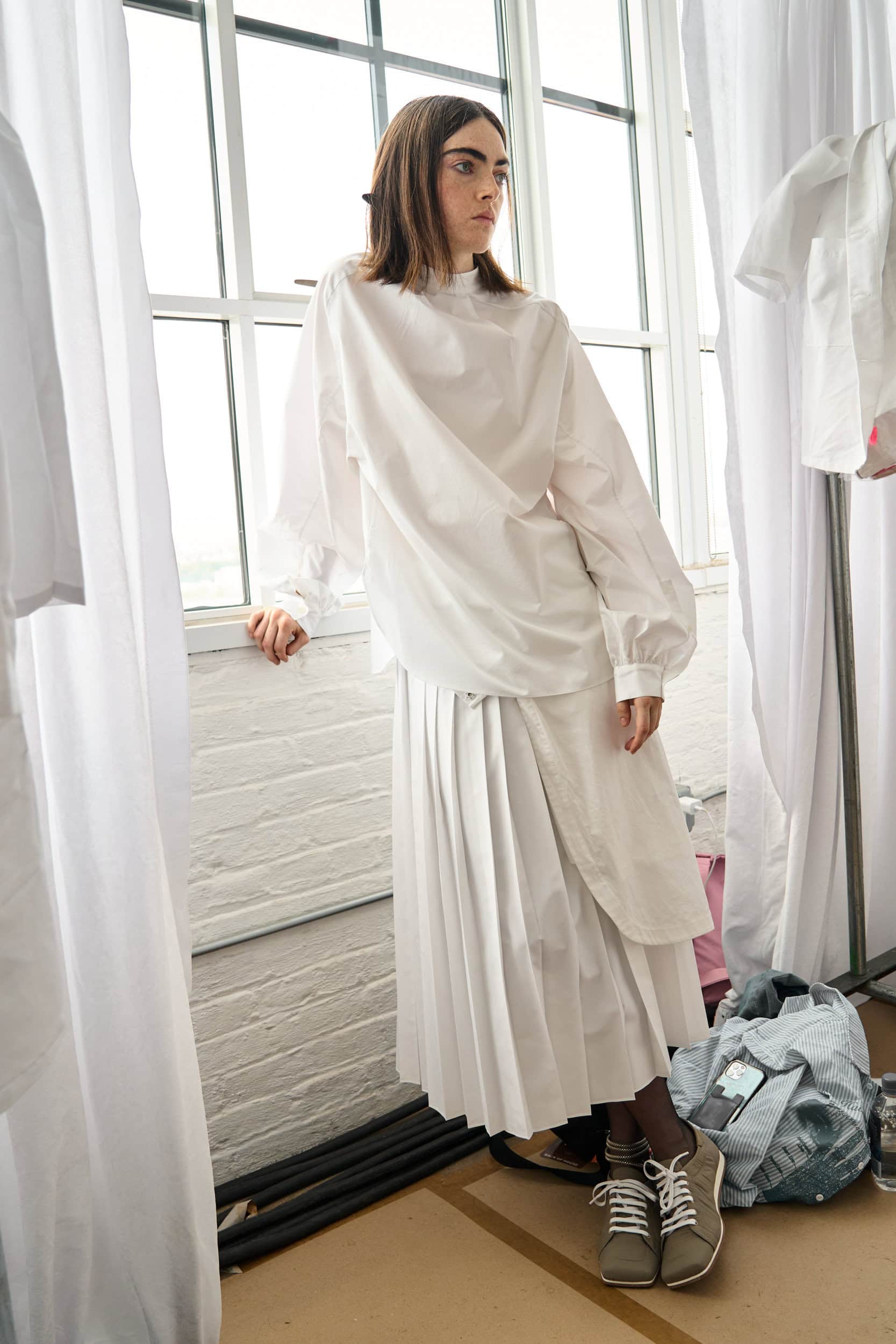 Tibi Spring 2025 Fashion Show Backstage