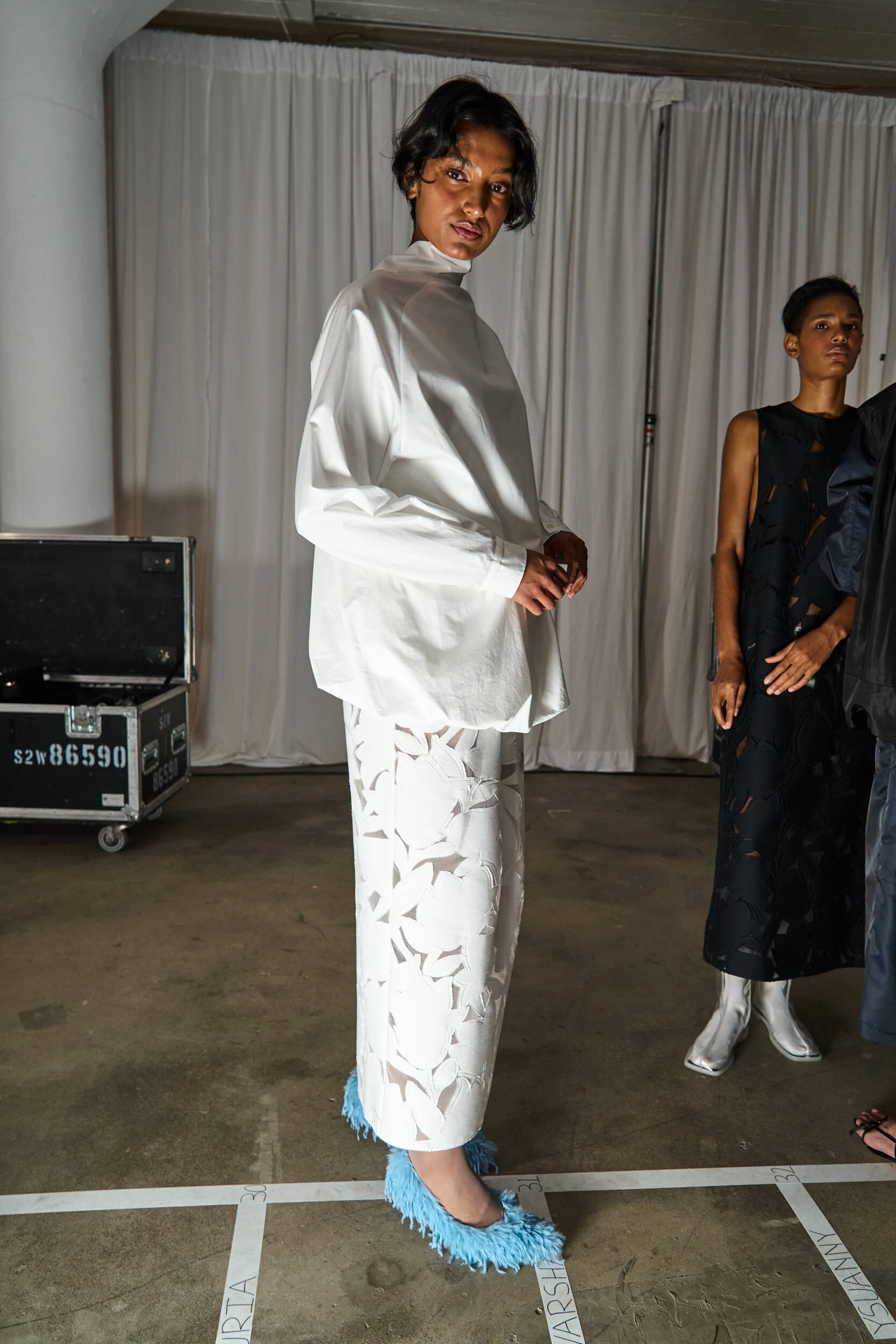 Tibi Spring 2025 Fashion Show Backstage