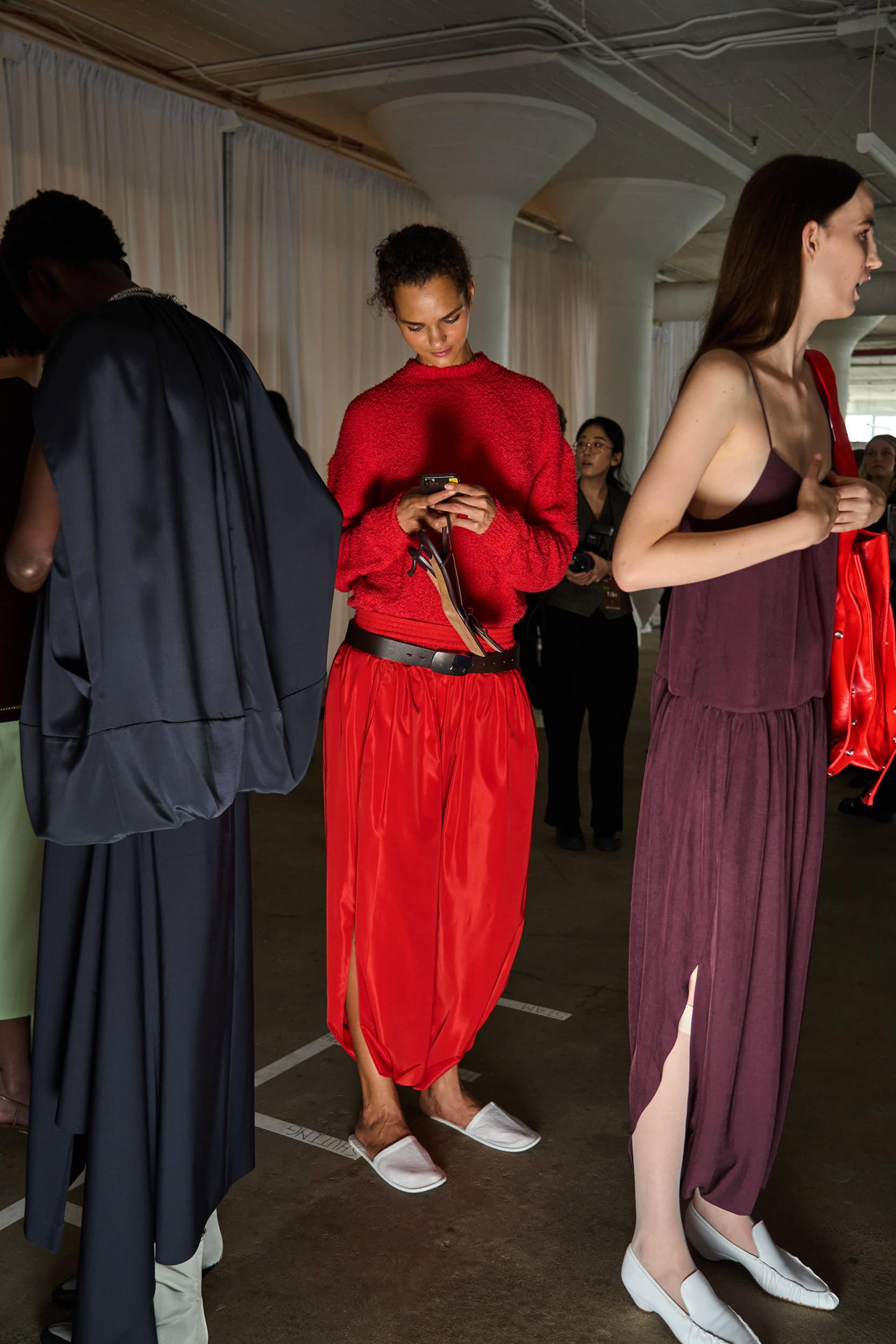 Tibi Spring 2025 Fashion Show Backstage