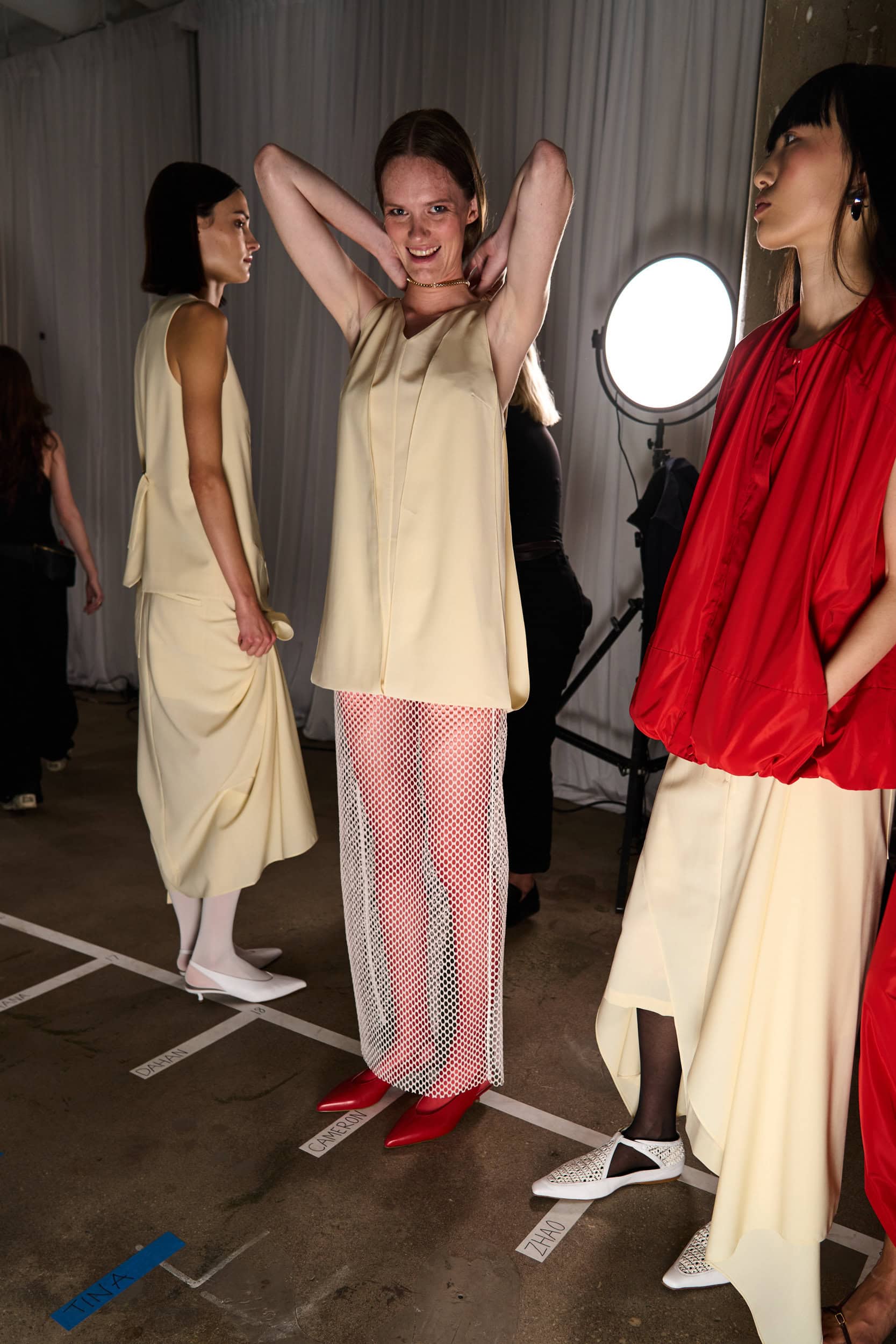 Tibi Spring 2025 Fashion Show Backstage