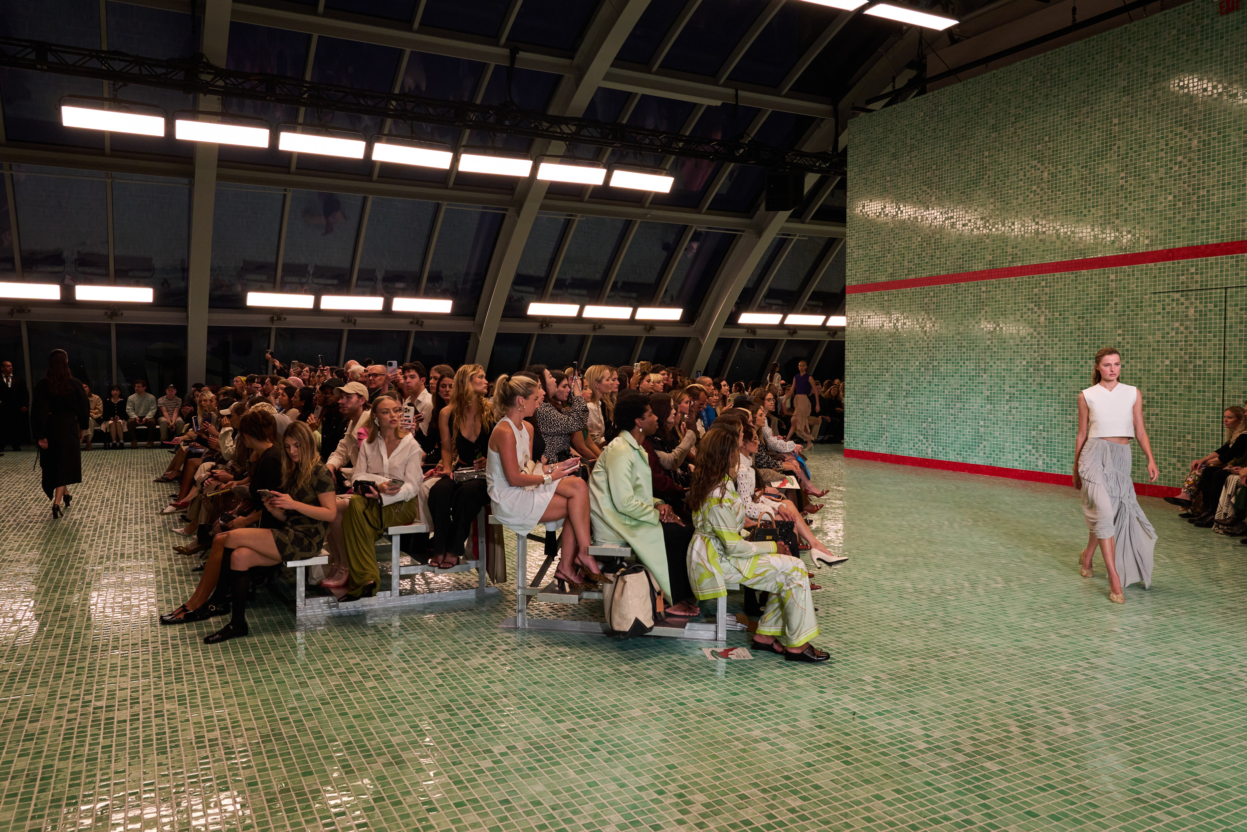 Tory Burch Spring 2025 Fashion Show Atmosphere