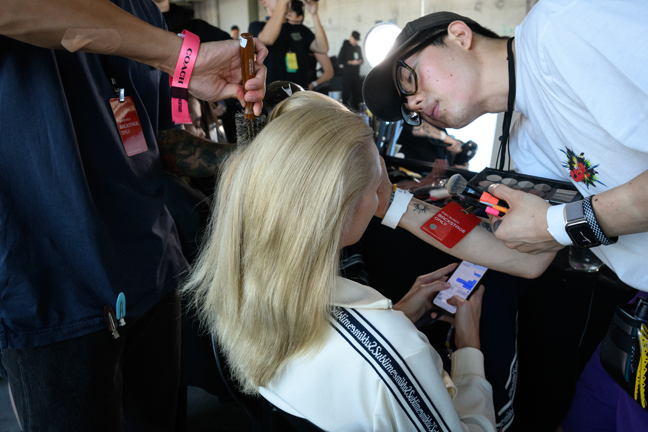 Tory Burch Spring 2025 Fashion Show Backstage