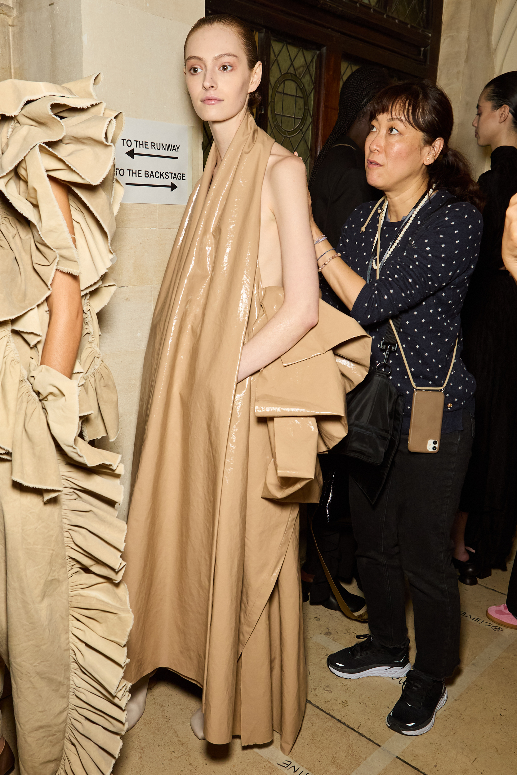 Uma Wang Spring 2025 Fashion Show Backstage