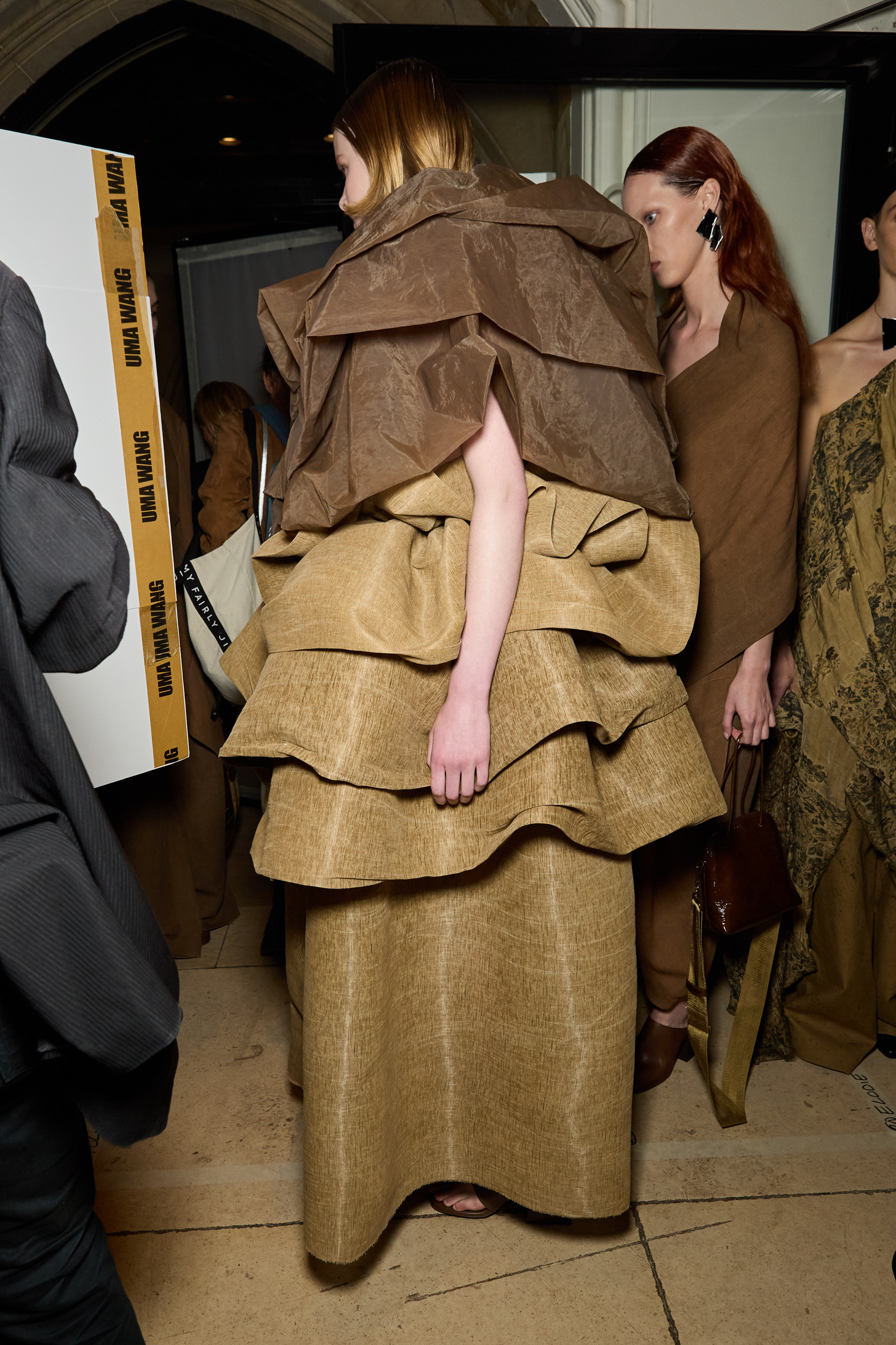 Uma Wang Spring 2025 Fashion Show Backstage