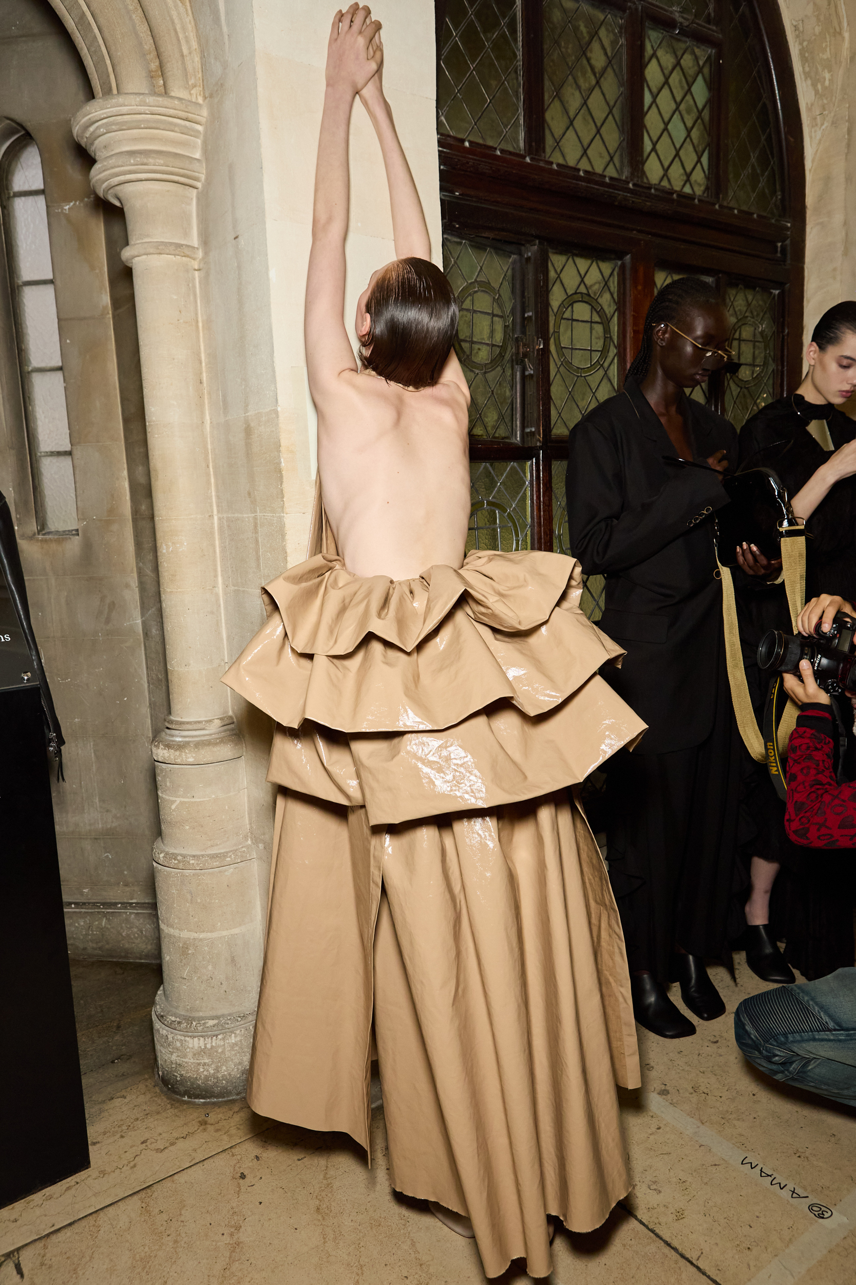 Uma Wang Spring 2025 Fashion Show Backstage