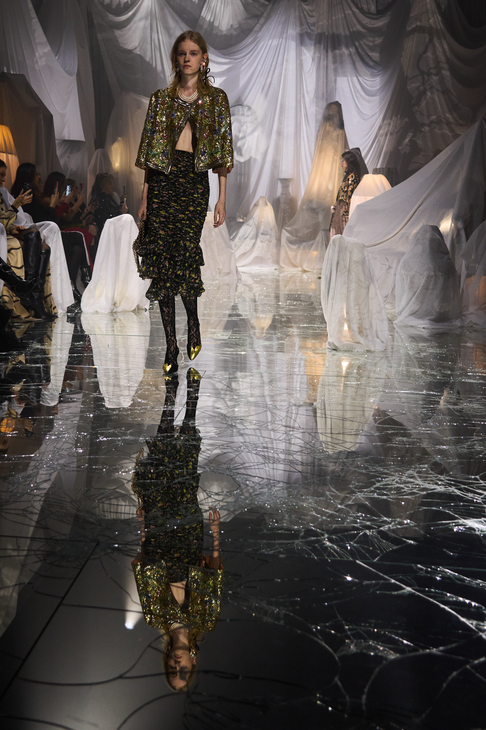 Valentino Spring 2025 Fashion Show Atmosphere