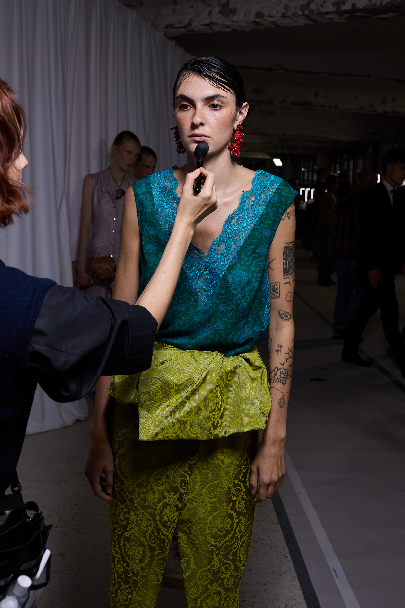 Dries Van Noten Spring 2025 Fashion Show Backstage