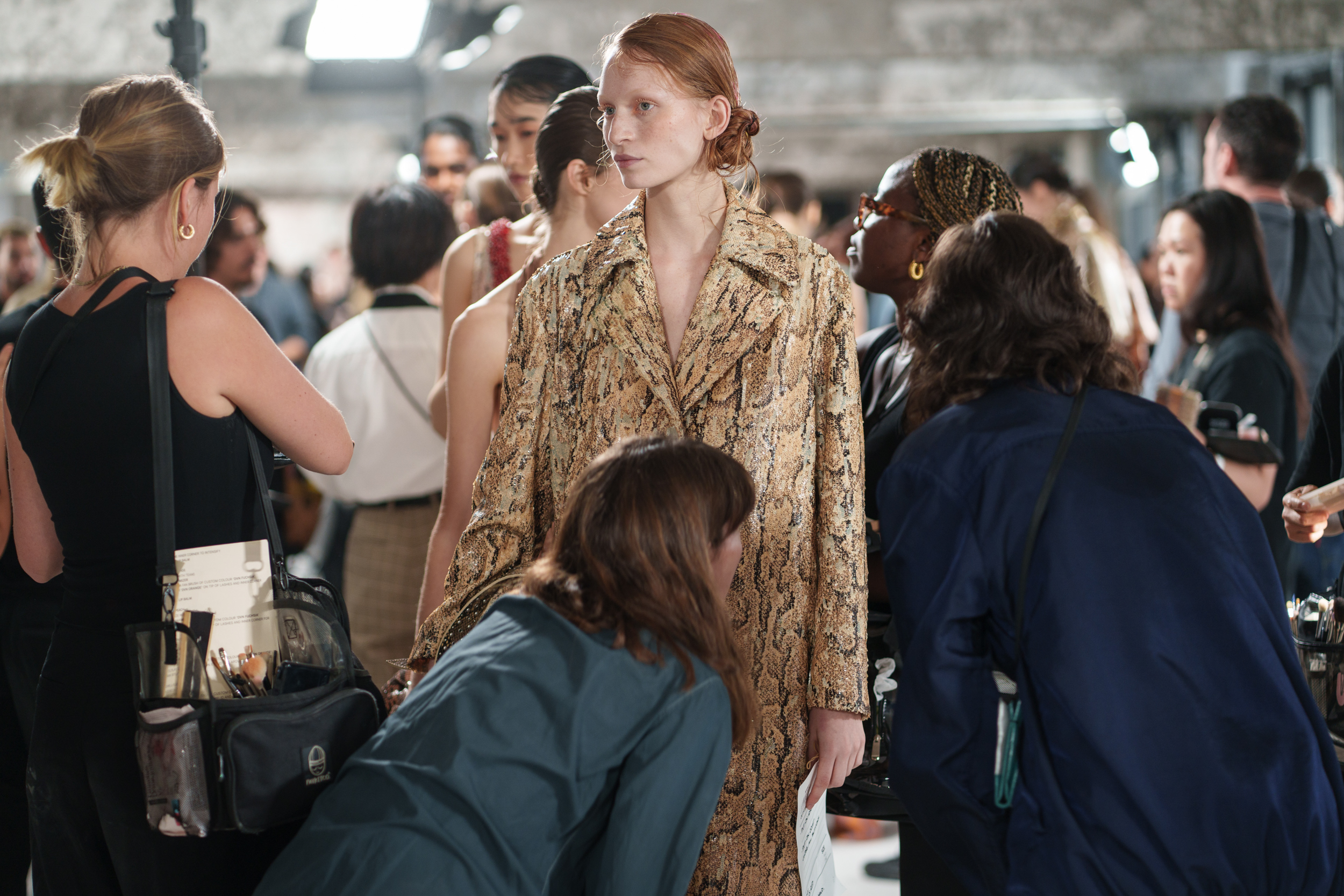 Dries Van Noten Spring 2025 Fashion Show Backstage