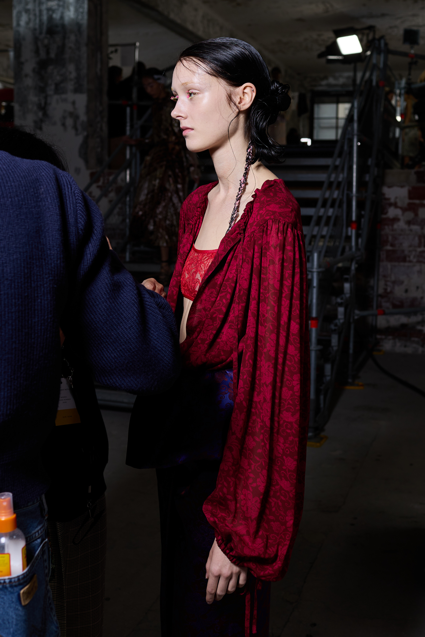 Dries Van Noten Spring 2025 Fashion Show Backstage