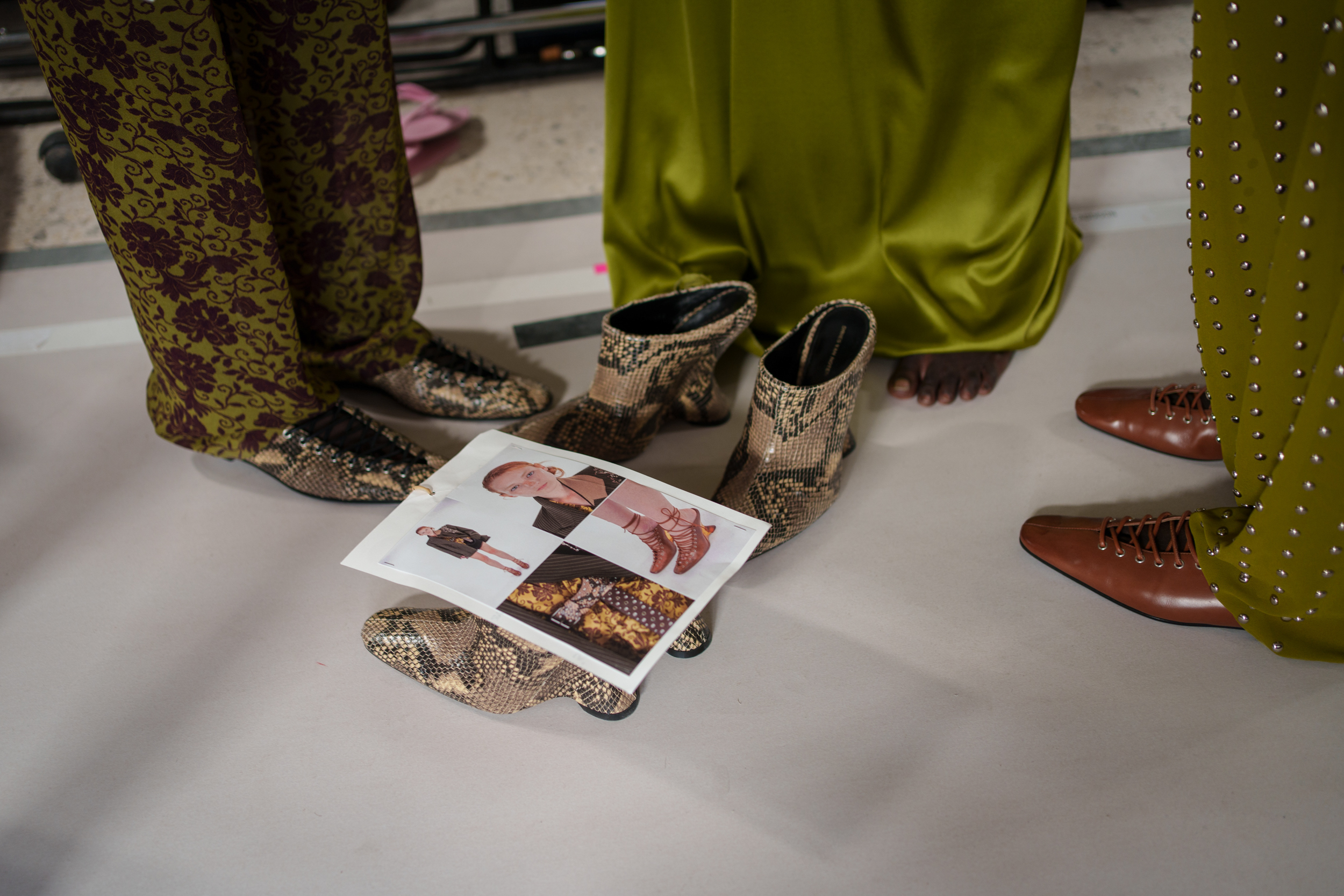 Dries Van Noten Spring 2025 Fashion Show Backstage