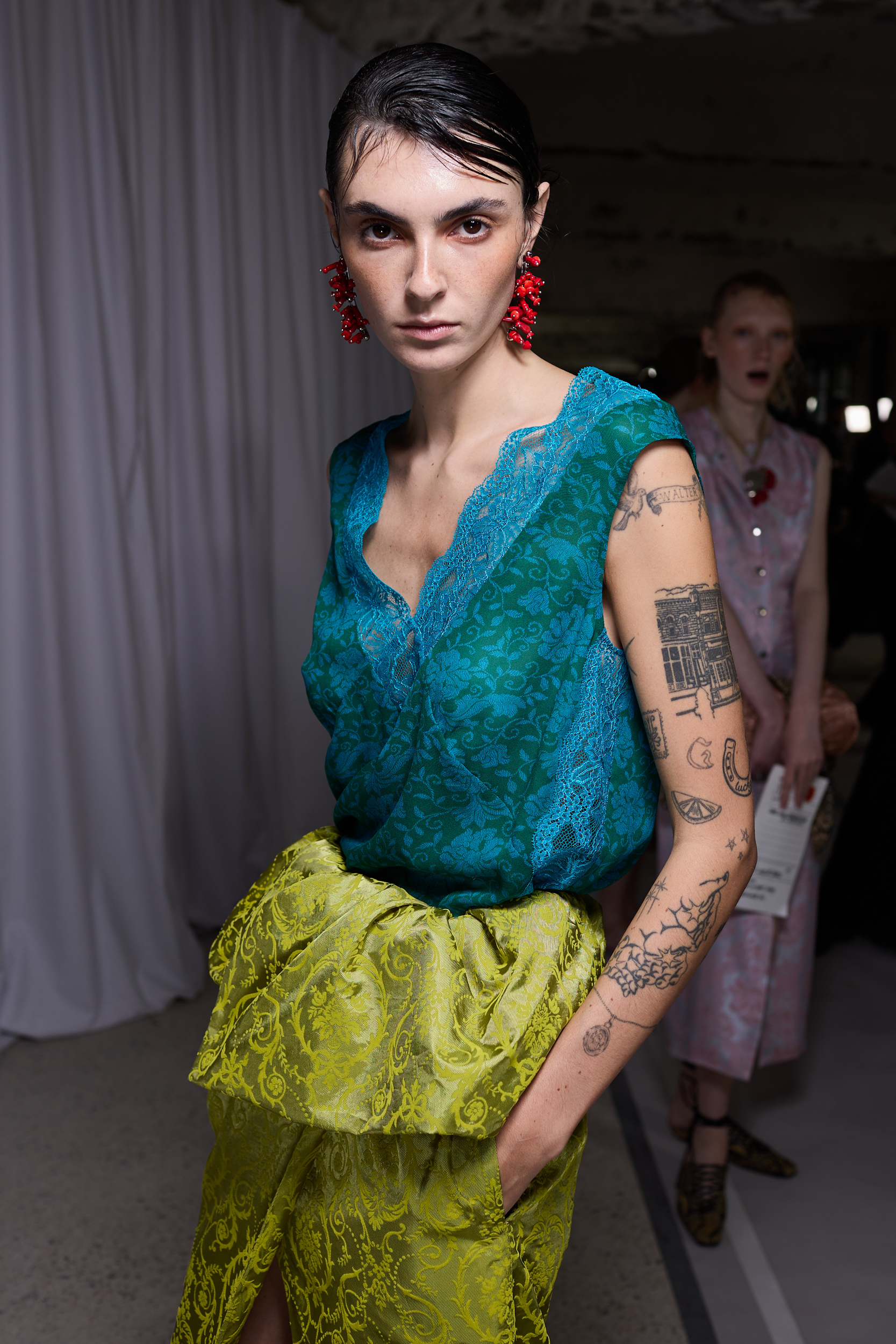 Dries Van Noten Spring 2025 Fashion Show Backstage