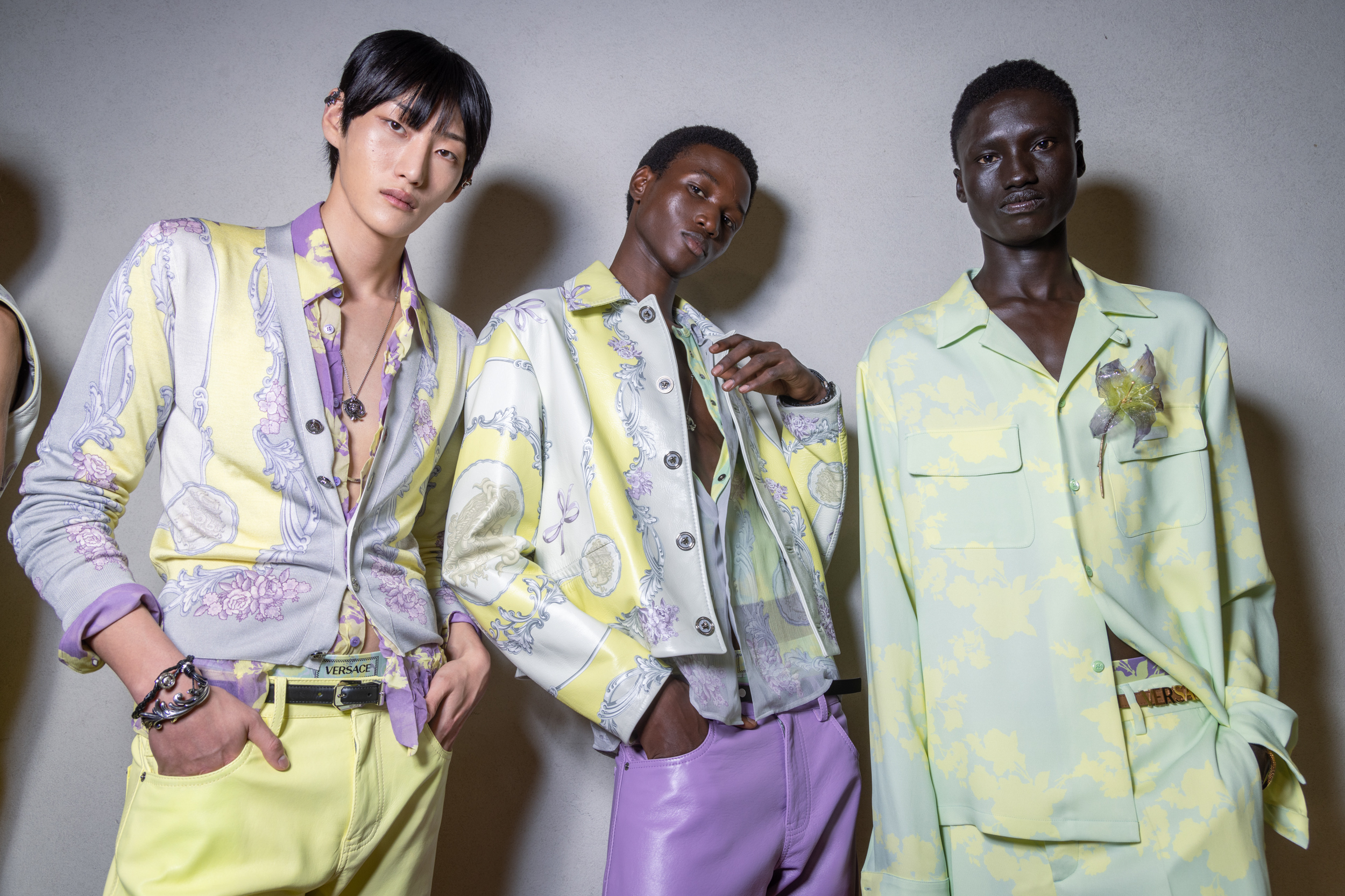 Versace Spring 2025 Fashion Show Backstage