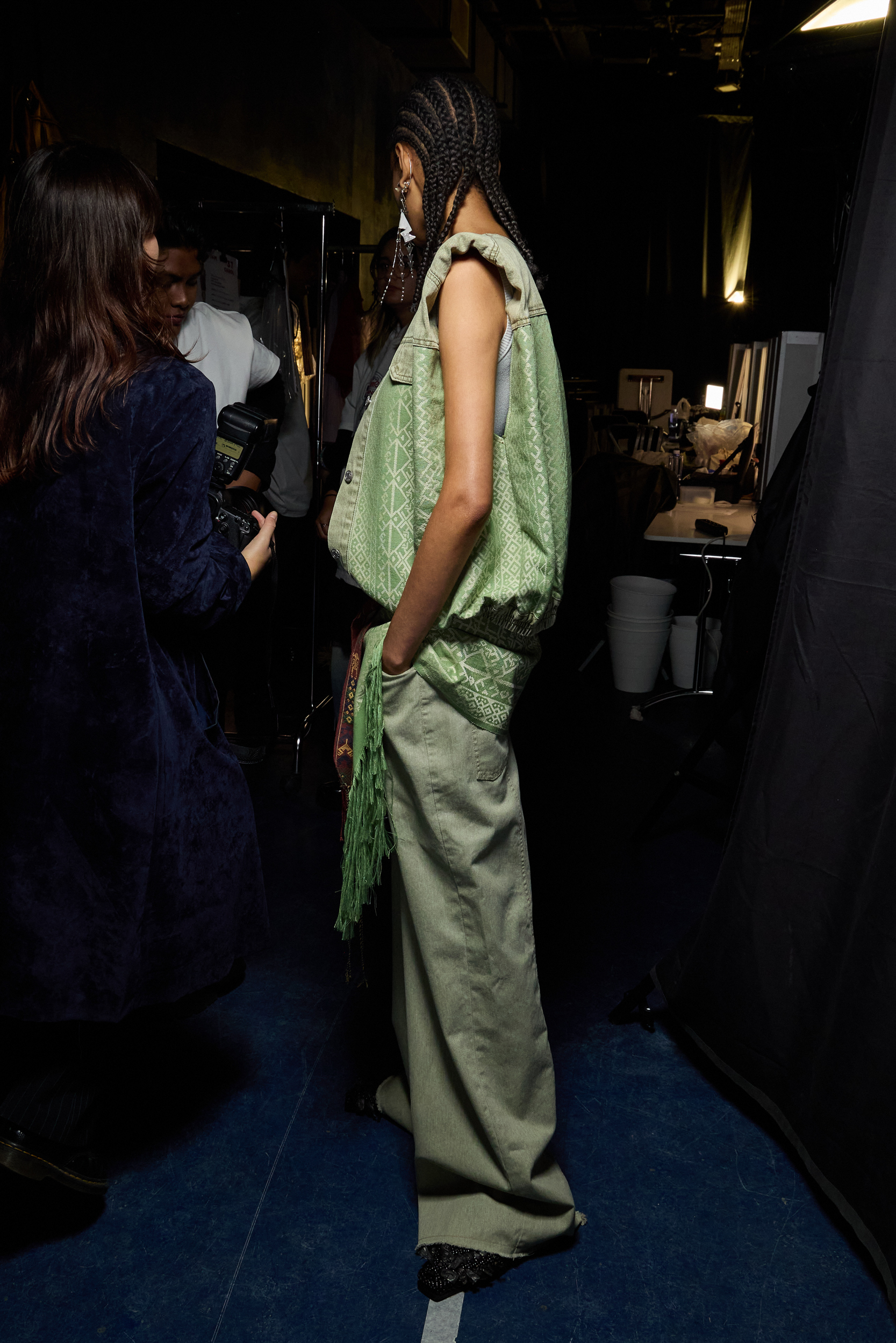 Vivienne Tam Spring 2025 Fashion Show Backstage