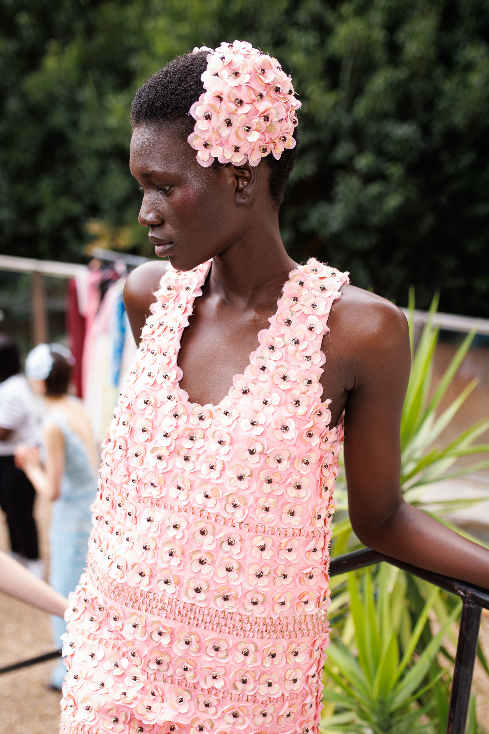 Emilia Wickstead Spring 2025 Fashion Show Backstage