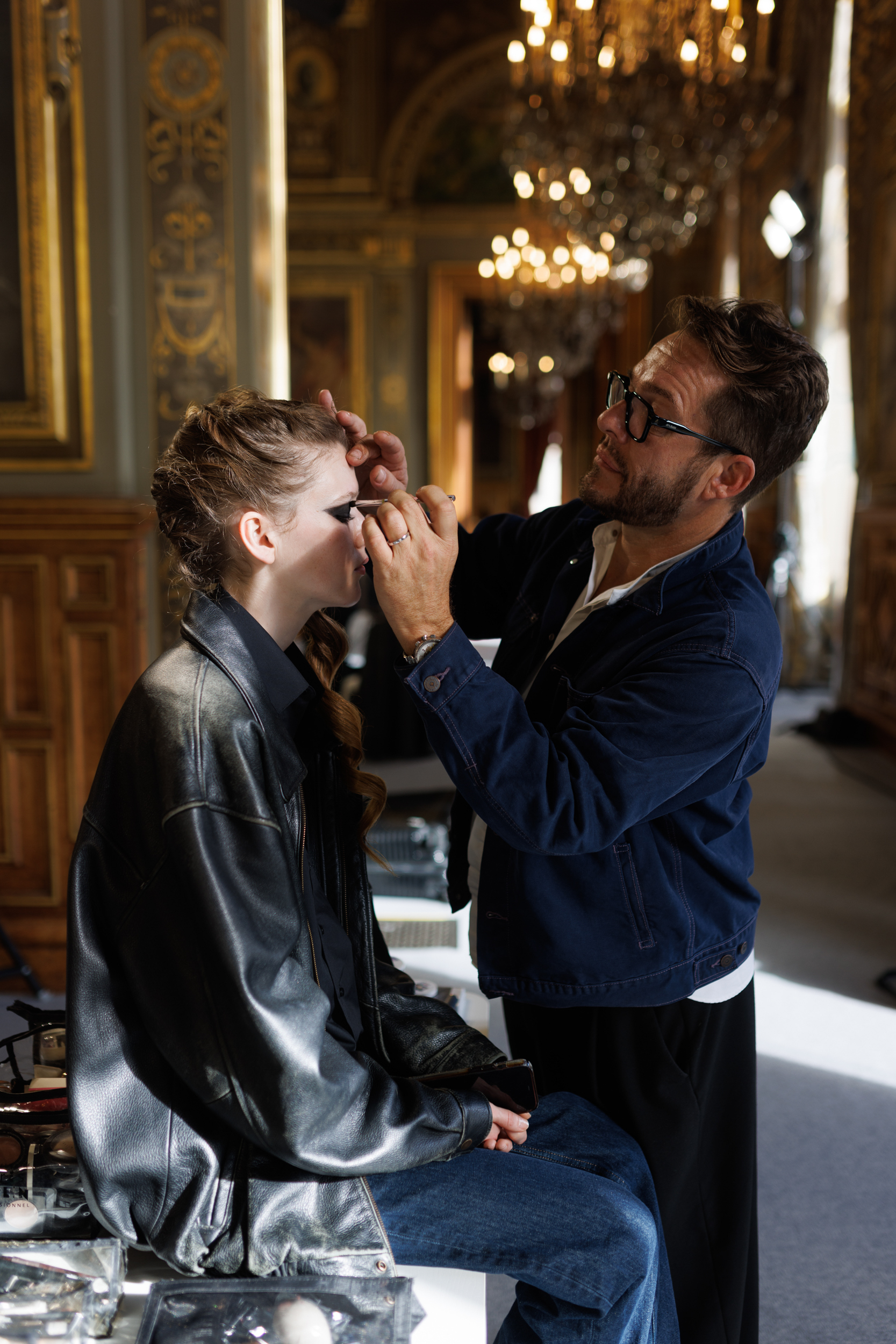 Yohji Yamamoto Spring 2025 Fashion Show Backstage