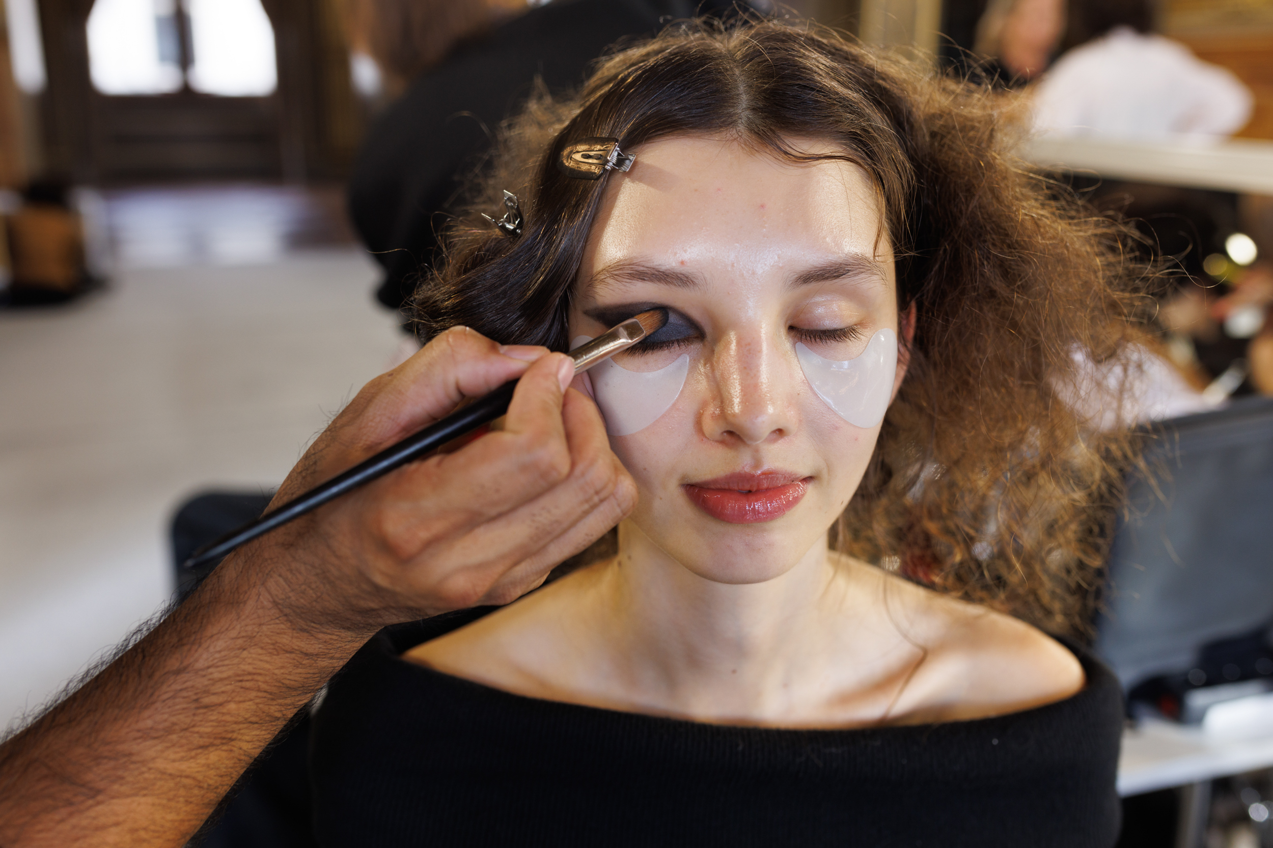 Yohji Yamamoto Spring 2025 Fashion Show Backstage