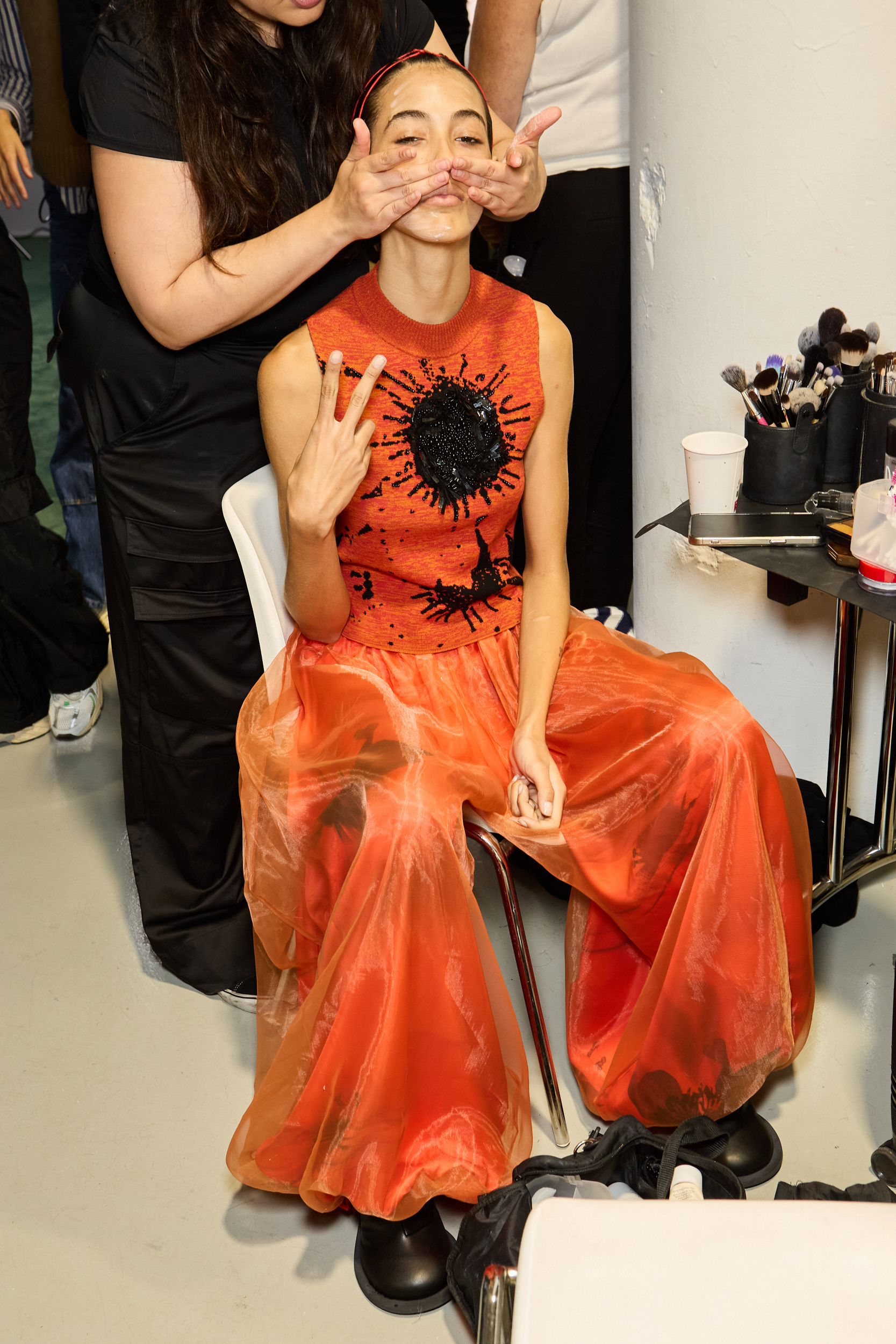 Zomer Spring 2025 Fashion Show Backstage