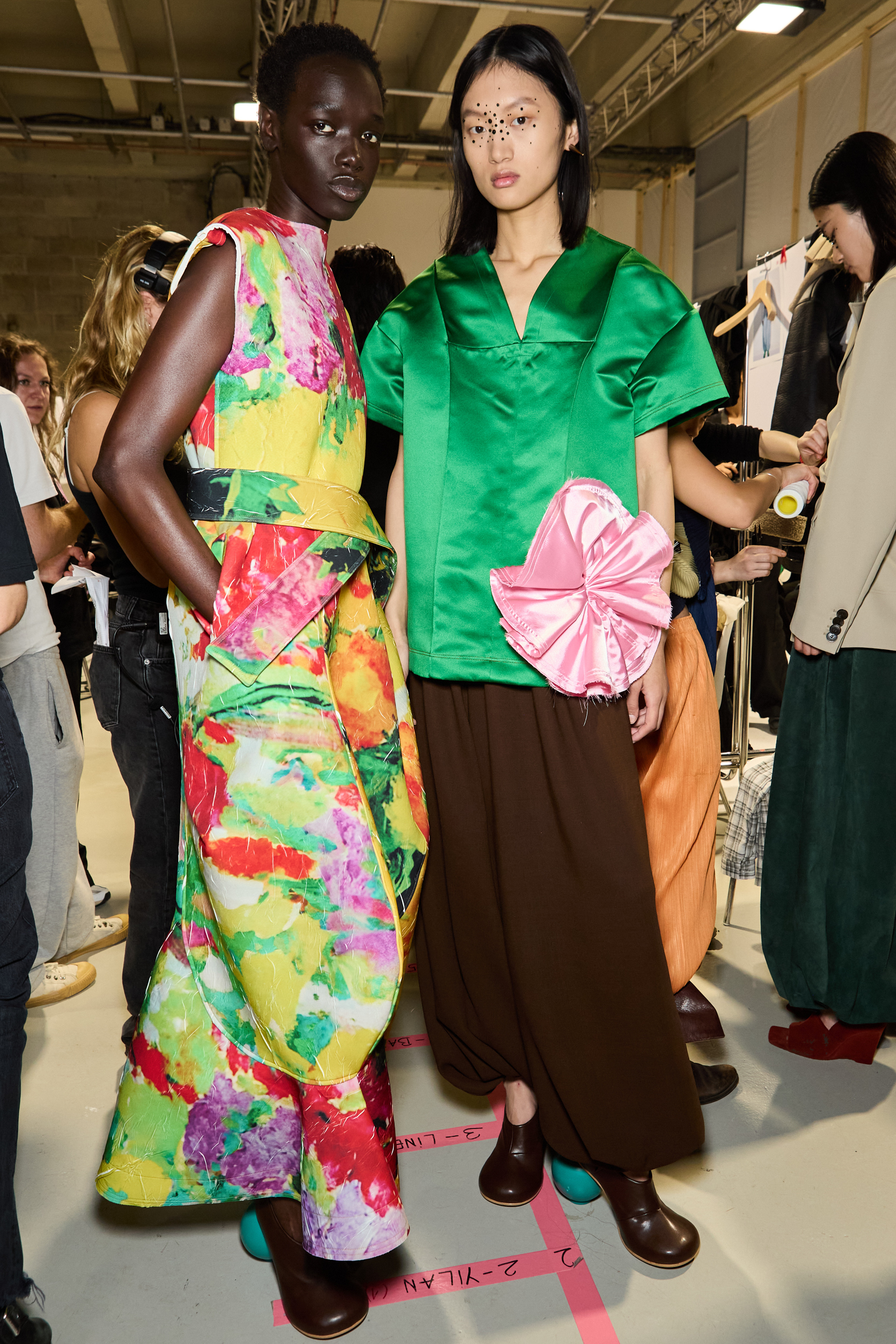 Zomer Spring 2025 Fashion Show Backstage